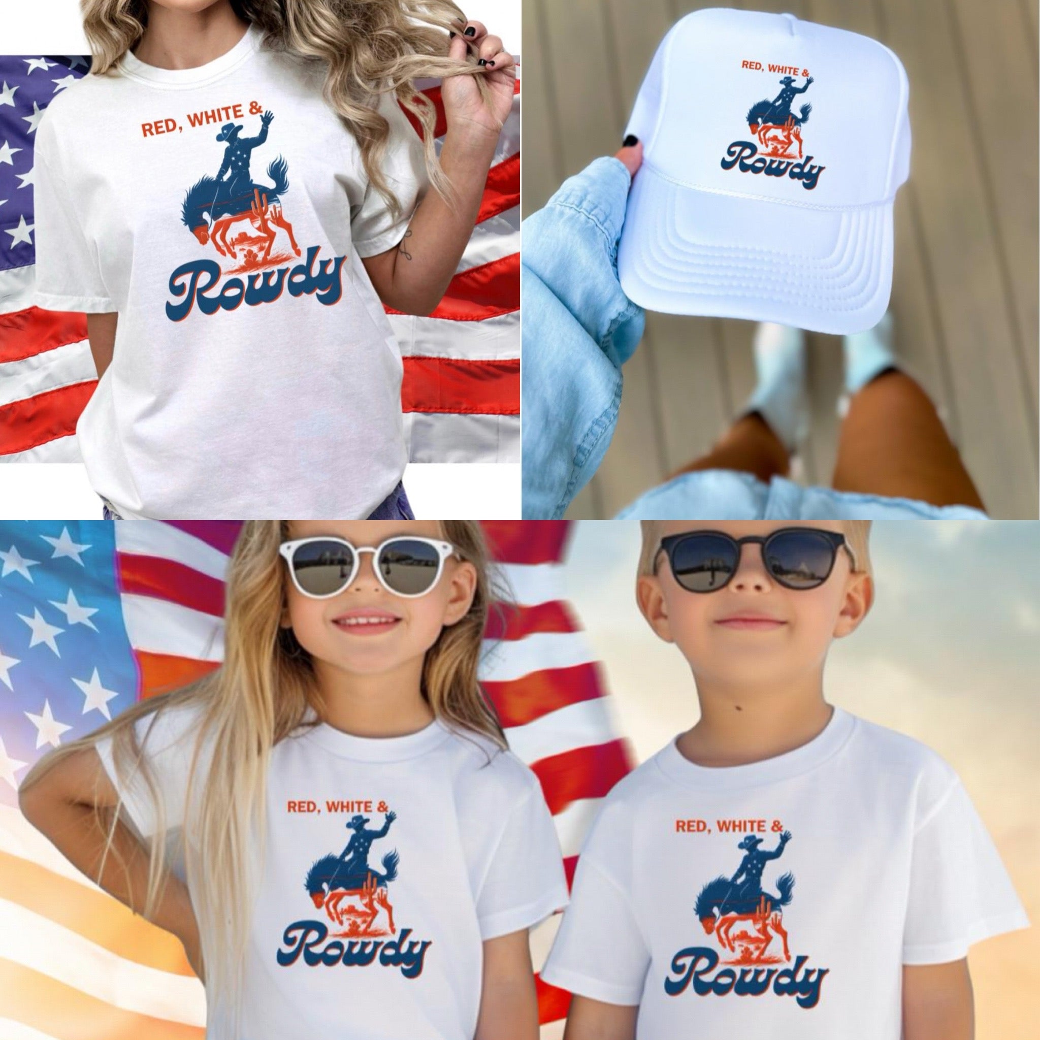 🎆 Red, White & Rowdy: Match Your Whole Crew This 4th of July 🎇