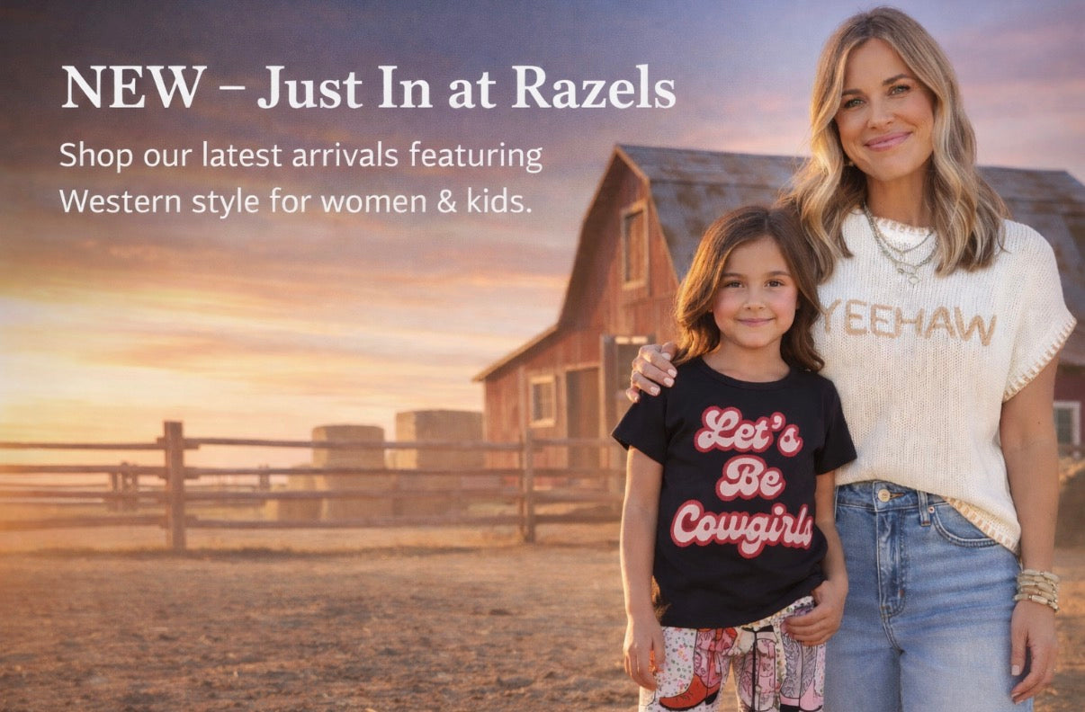 NEW -Just In at Razels