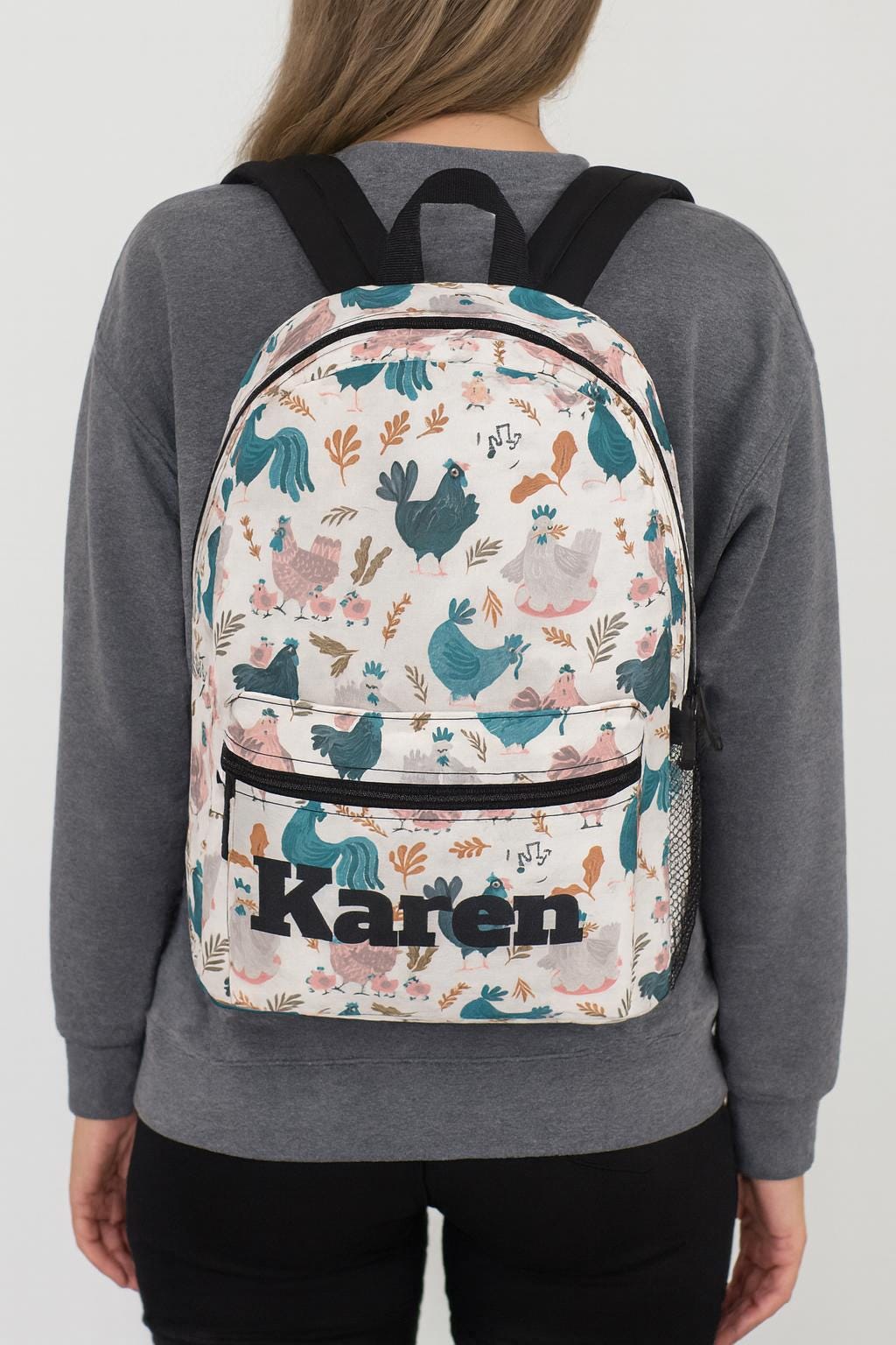 Kids Western Backpack & Lunch Bag featuring adorable Highland Cow design - perfect for school and travel, part of our Backpacks, Bags & Purses collection.