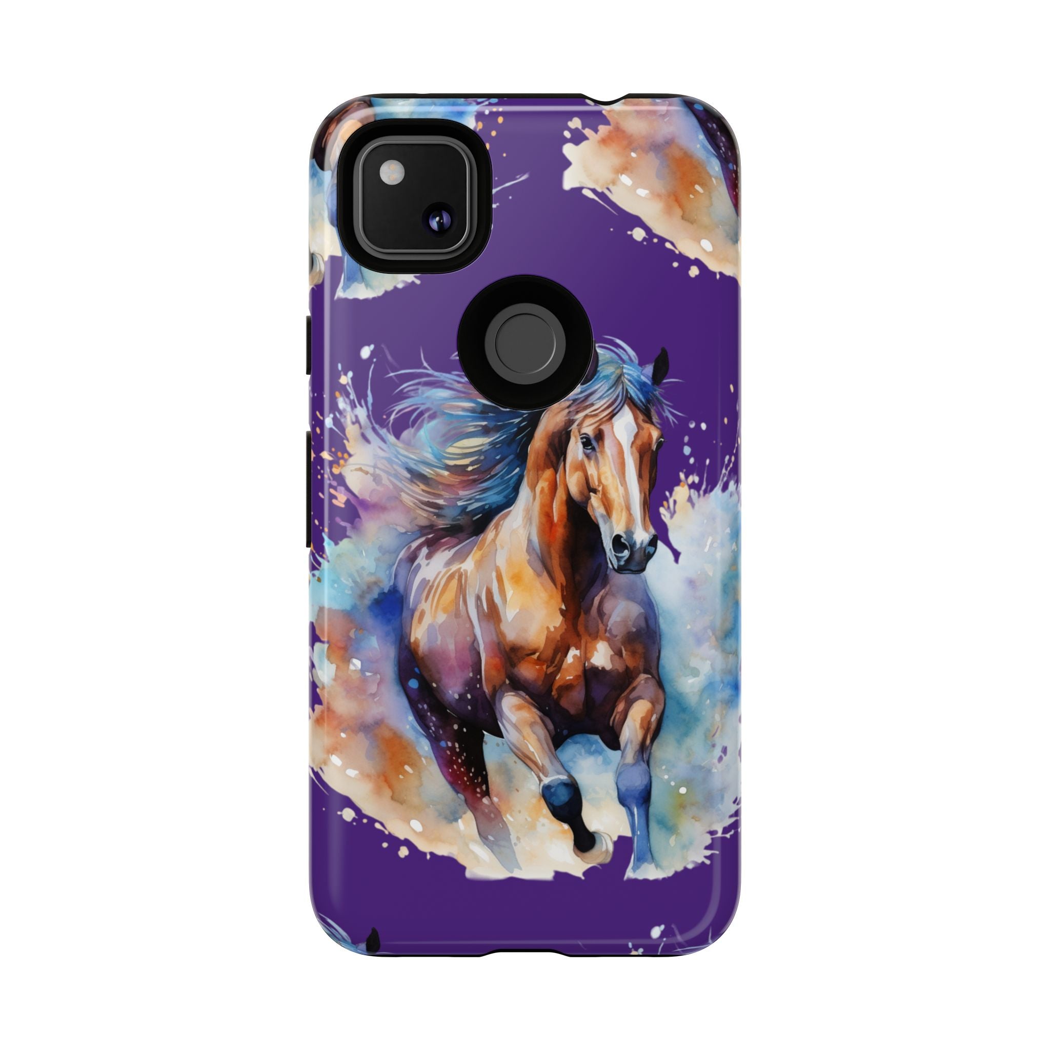 Colorful Horse Phone Case | Impact-Resistant, UV Protected, Horse Iphone Samsung Galaxy Case
