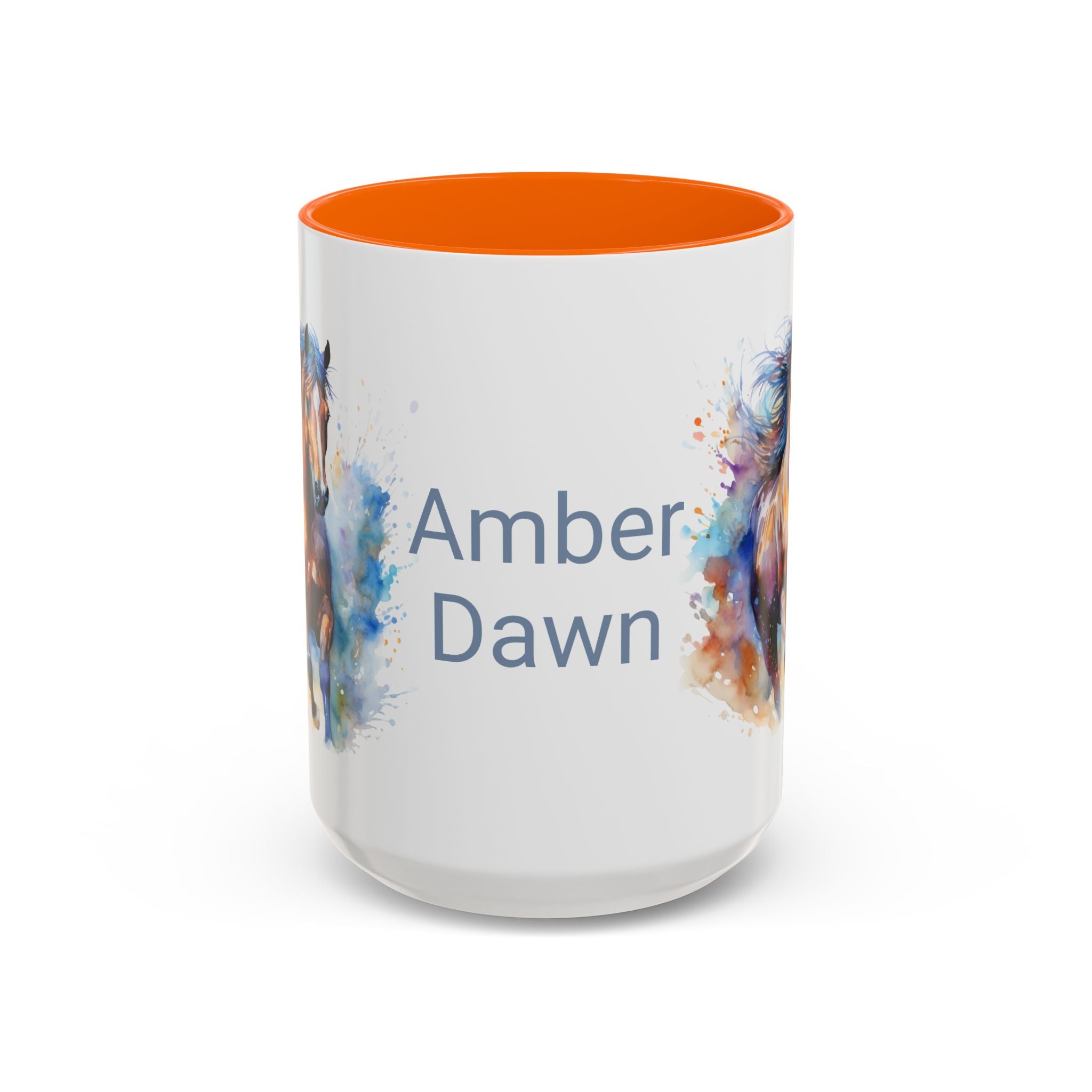 Personalized Horse Coffee Mug | Custom Name Mug for Horse Lovers & Cowgirls, Birthday Horse gift