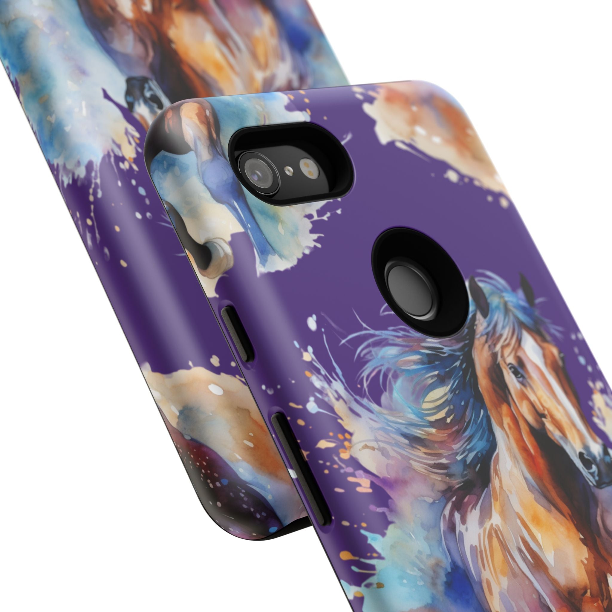 Colorful Horse Phone Case | Impact-Resistant, UV Protected, Horse Iphone Samsung Galaxy Case