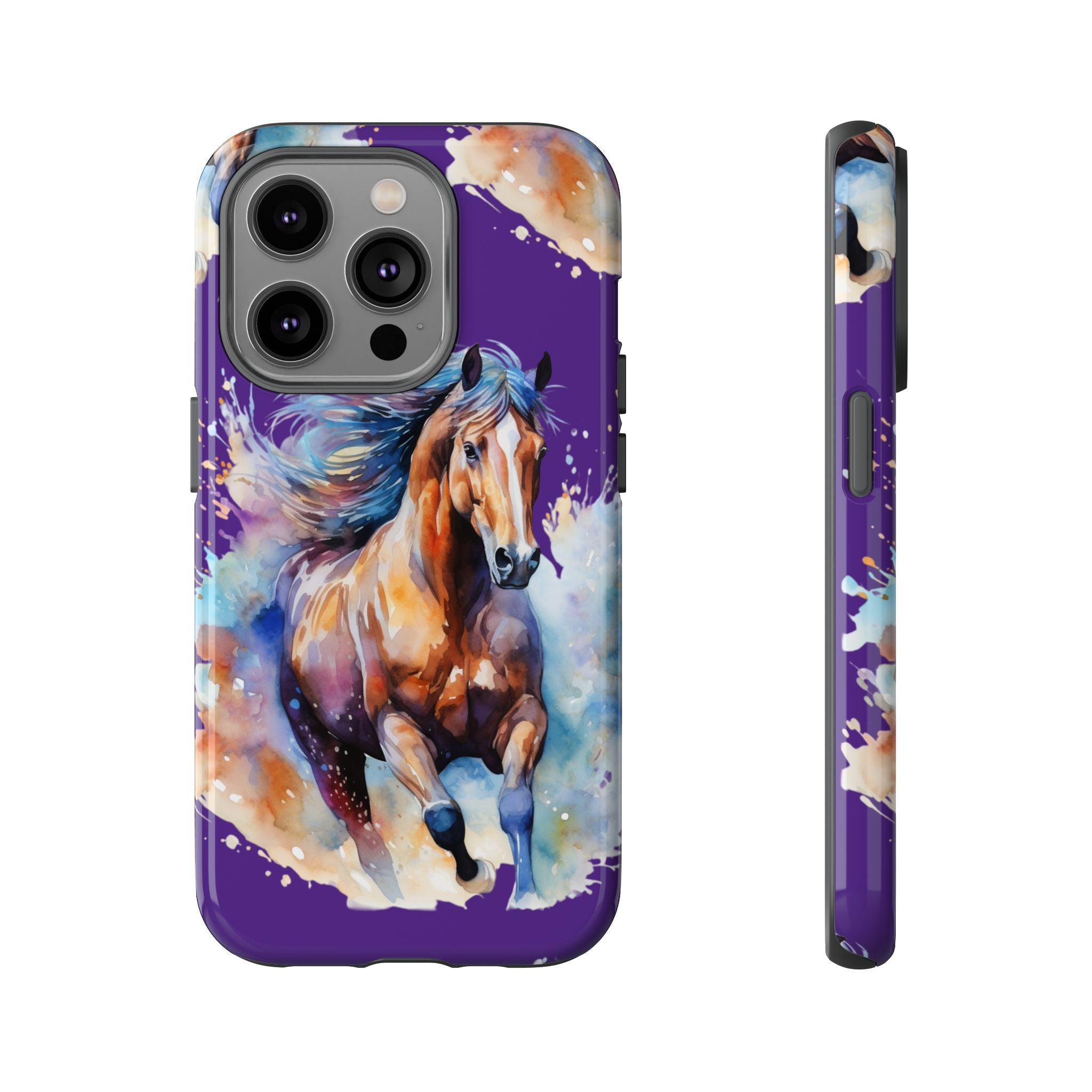 Colorful Horse Phone Case | Impact-Resistant, UV Protected, Horse Iphone Samsung Galaxy Case