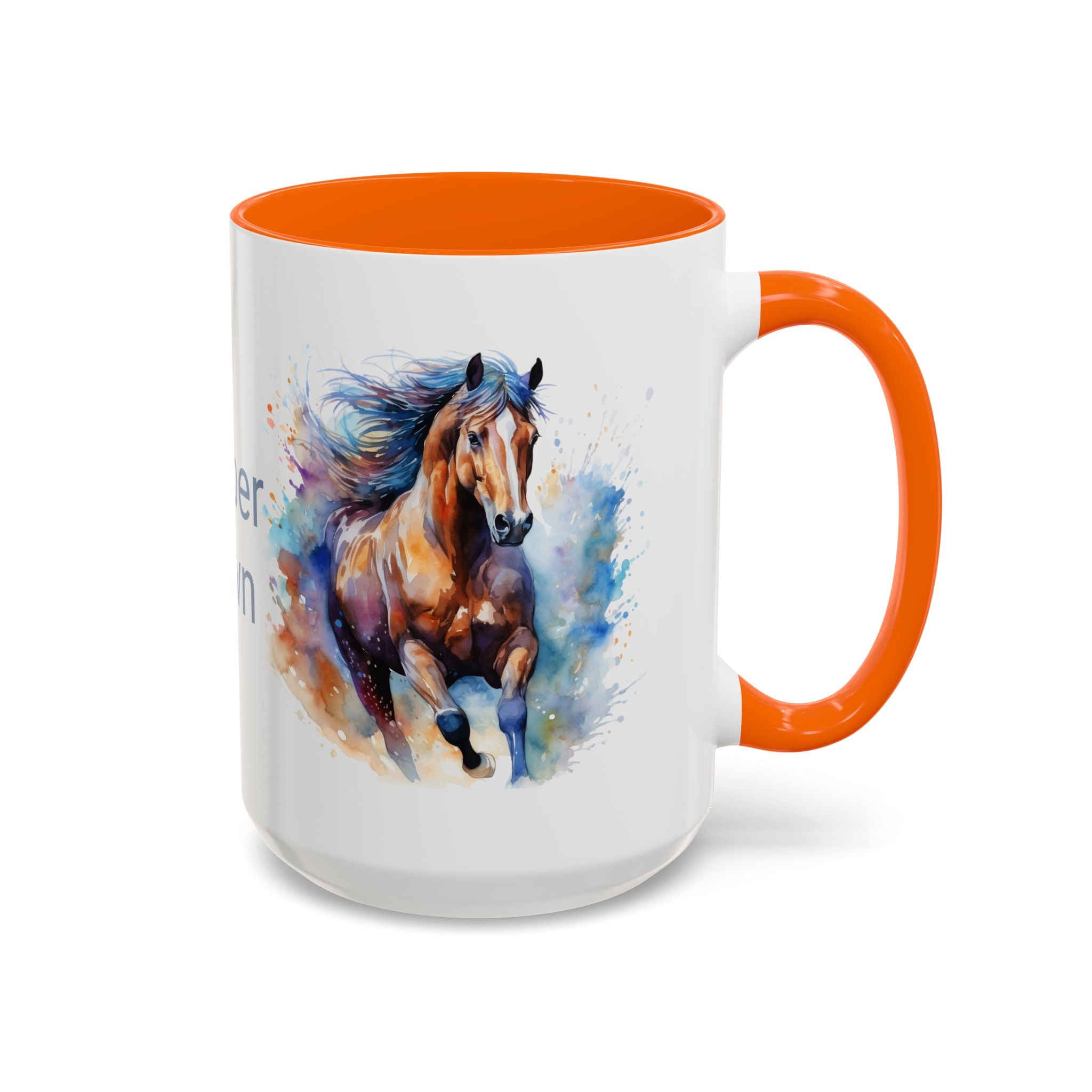 Personalized Horse Coffee Mug | Custom Name Mug for Horse Lovers & Cowgirls, Birthday Horse gift