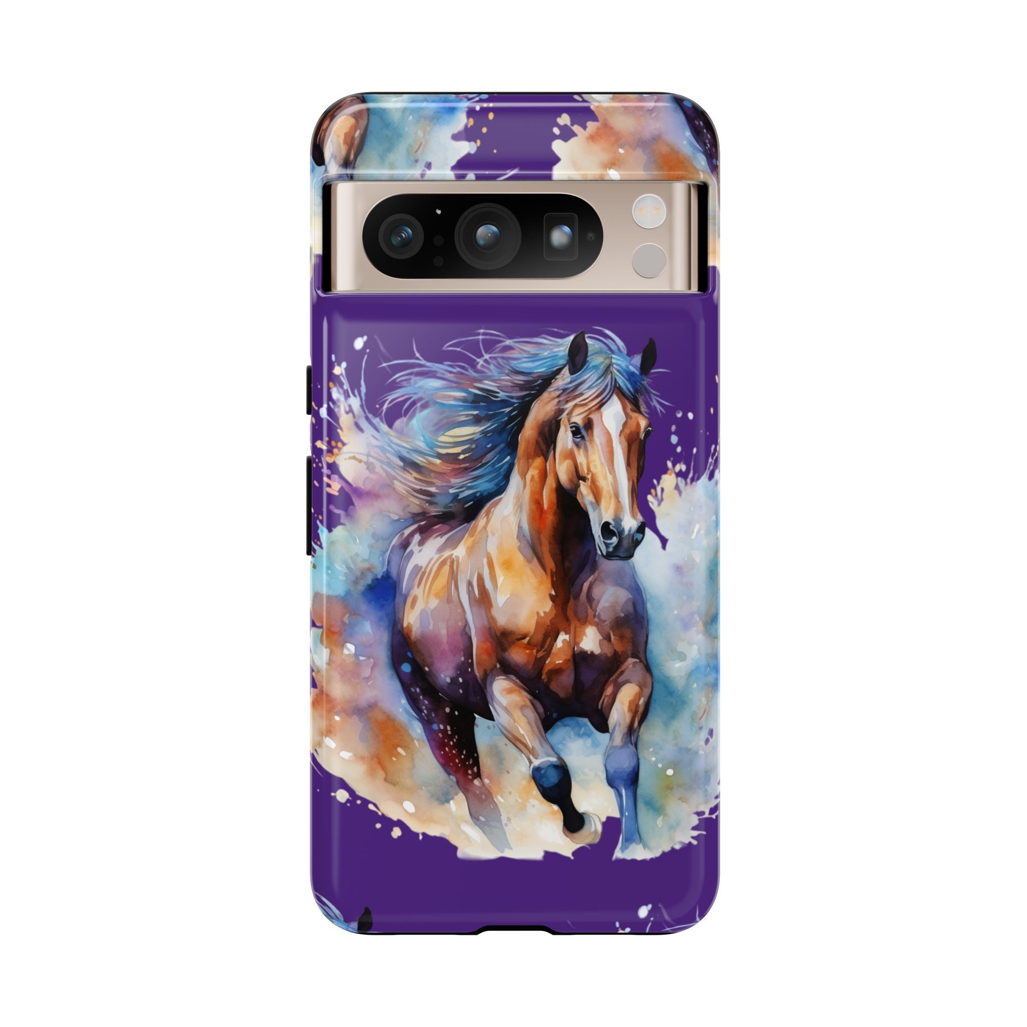 Colorful Horse Phone Case | Impact-Resistant, UV Protected, Horse Iphone Samsung Galaxy Case