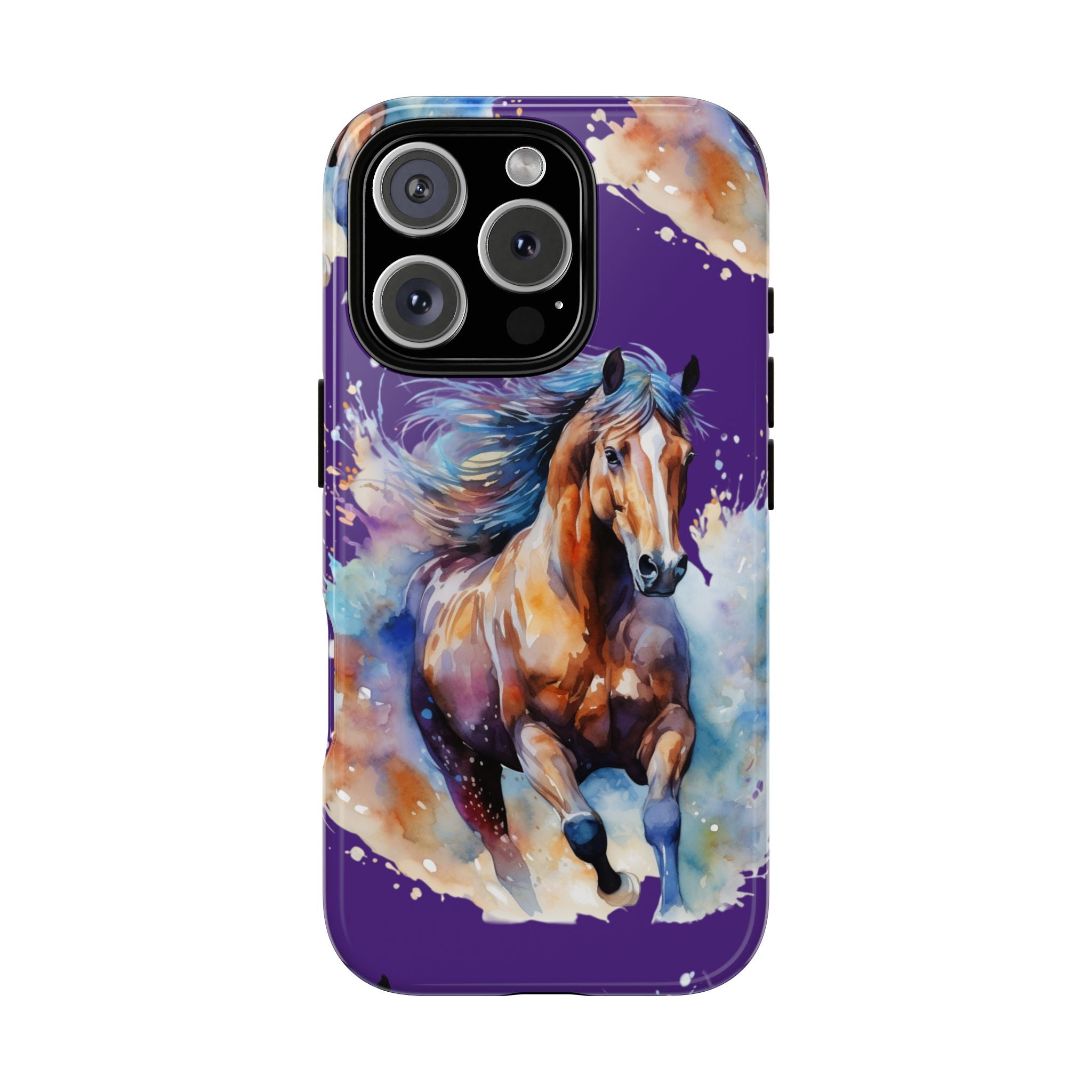 Colorful Horse Phone Case | Impact-Resistant, UV Protected, Horse Iphone Samsung Galaxy Case