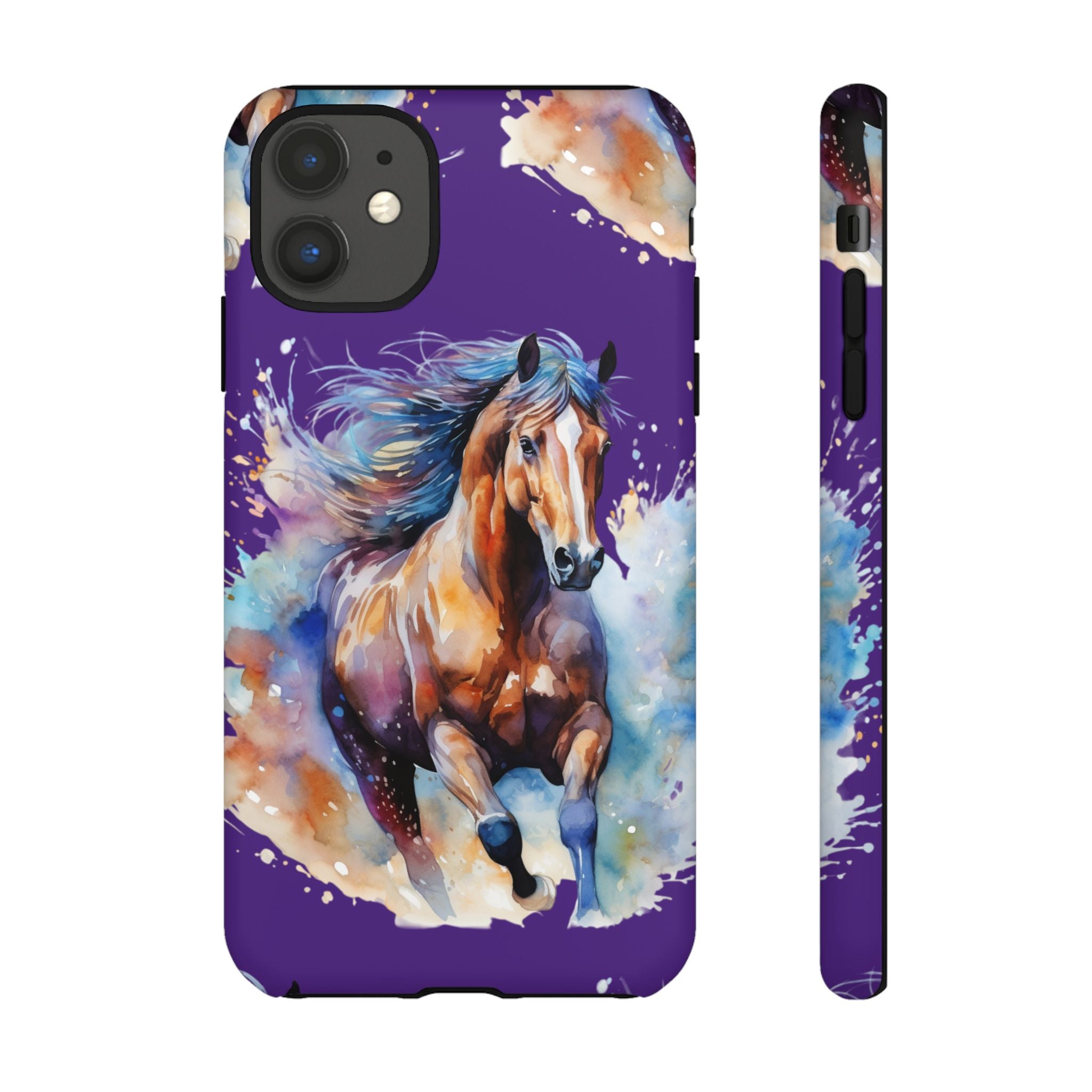 Colorful Horse Phone Case | Impact-Resistant, UV Protected, Horse Iphone Samsung Galaxy Case
