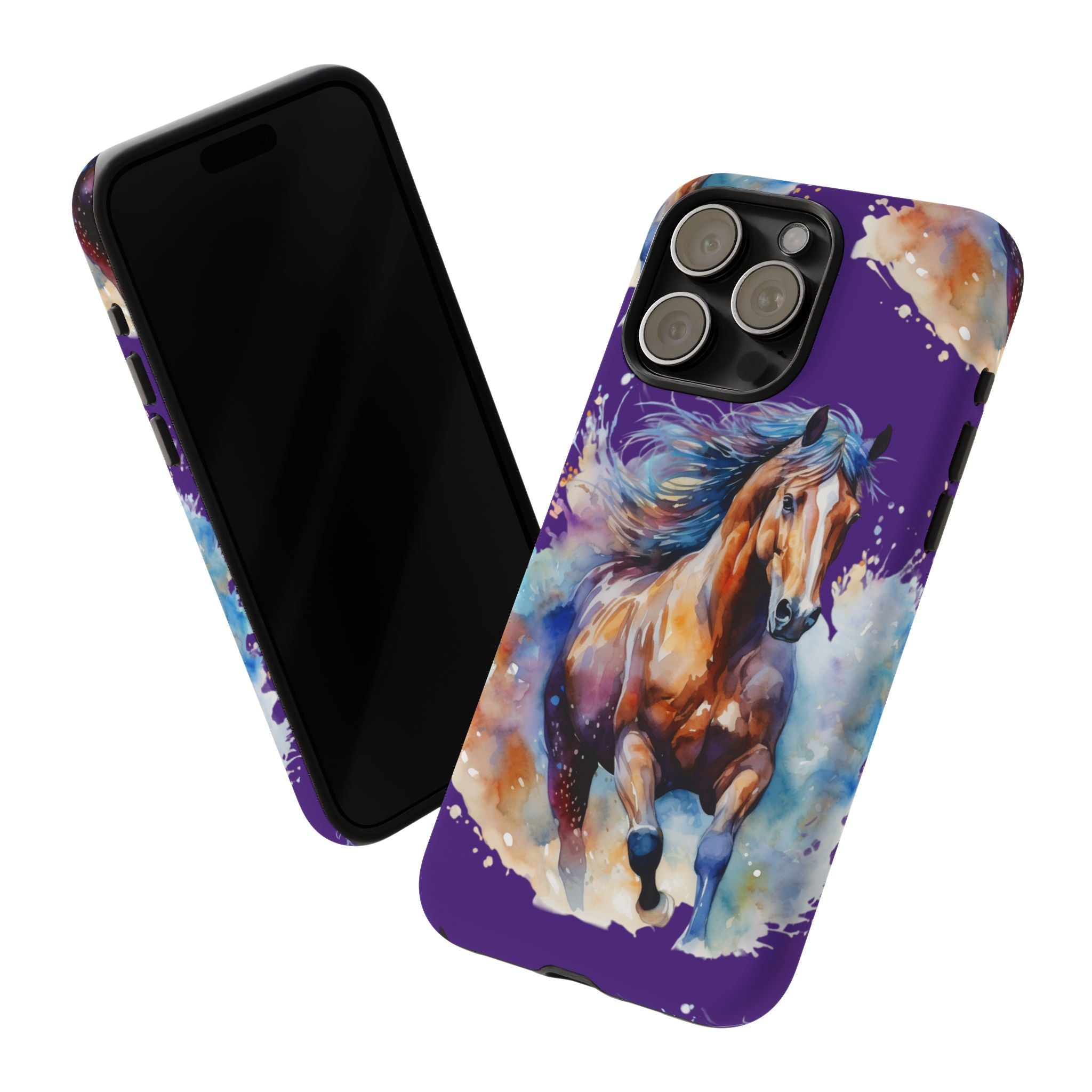 Colorful Horse Phone Case | Impact-Resistant, UV Protected, Horse Iphone Samsung Galaxy Case
