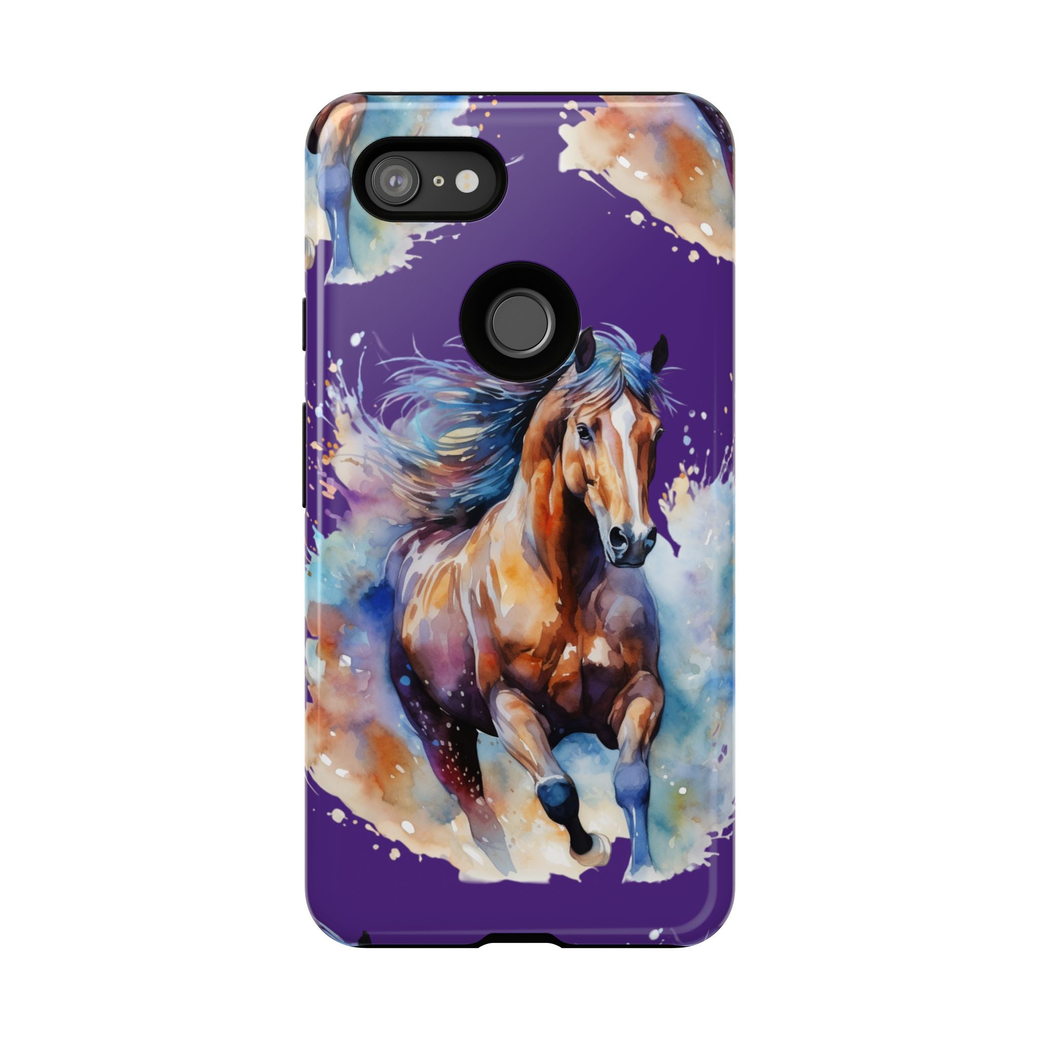 Colorful Horse Phone Case | Impact-Resistant, UV Protected, Horse Iphone Samsung Galaxy Case