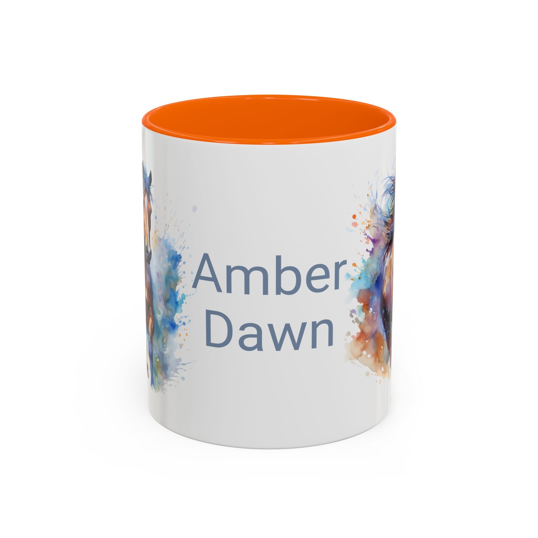 Personalized Horse Coffee Mug | Custom Name Mug for Horse Lovers & Cowgirls, Birthday Horse gift