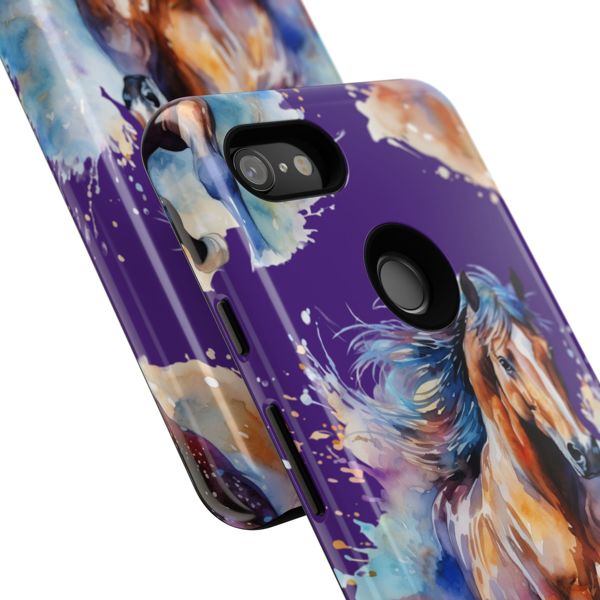 Colorful Horse Phone Case | Impact-Resistant, UV Protected, Horse Iphone Samsung Galaxy Case