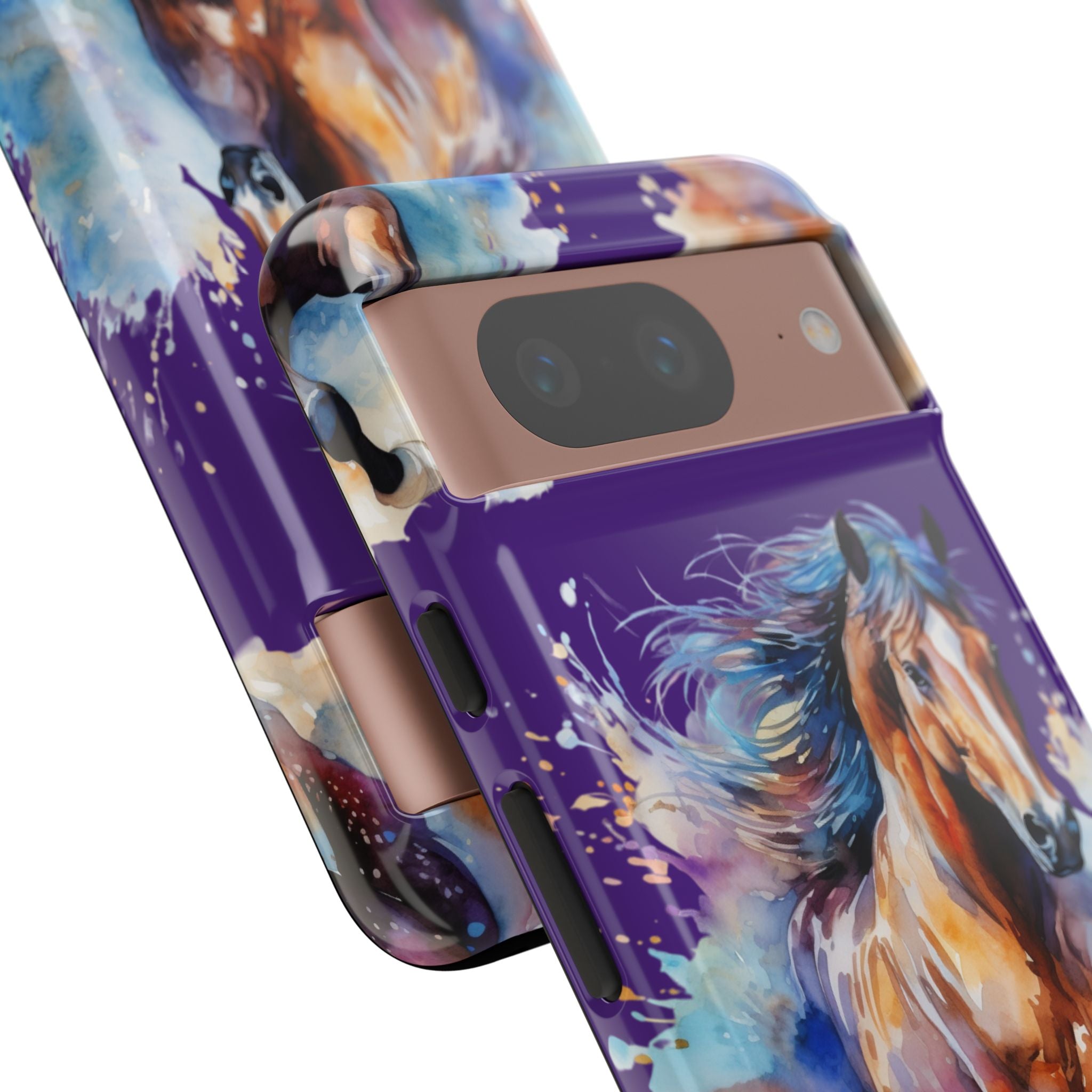 Colorful Horse Phone Case | Impact-Resistant, UV Protected, Horse Iphone Samsung Galaxy Case