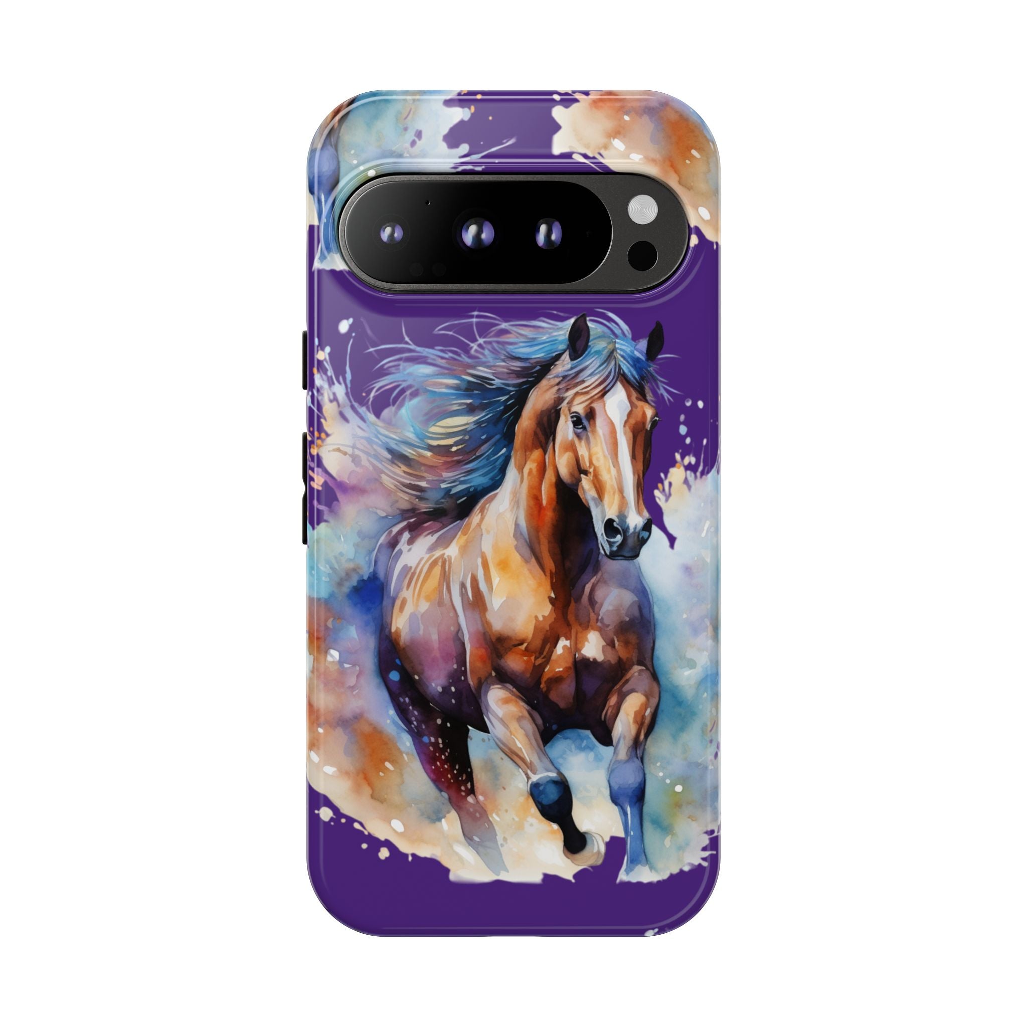 Colorful Horse Phone Case | Impact-Resistant, UV Protected, Horse Iphone Samsung Galaxy Case