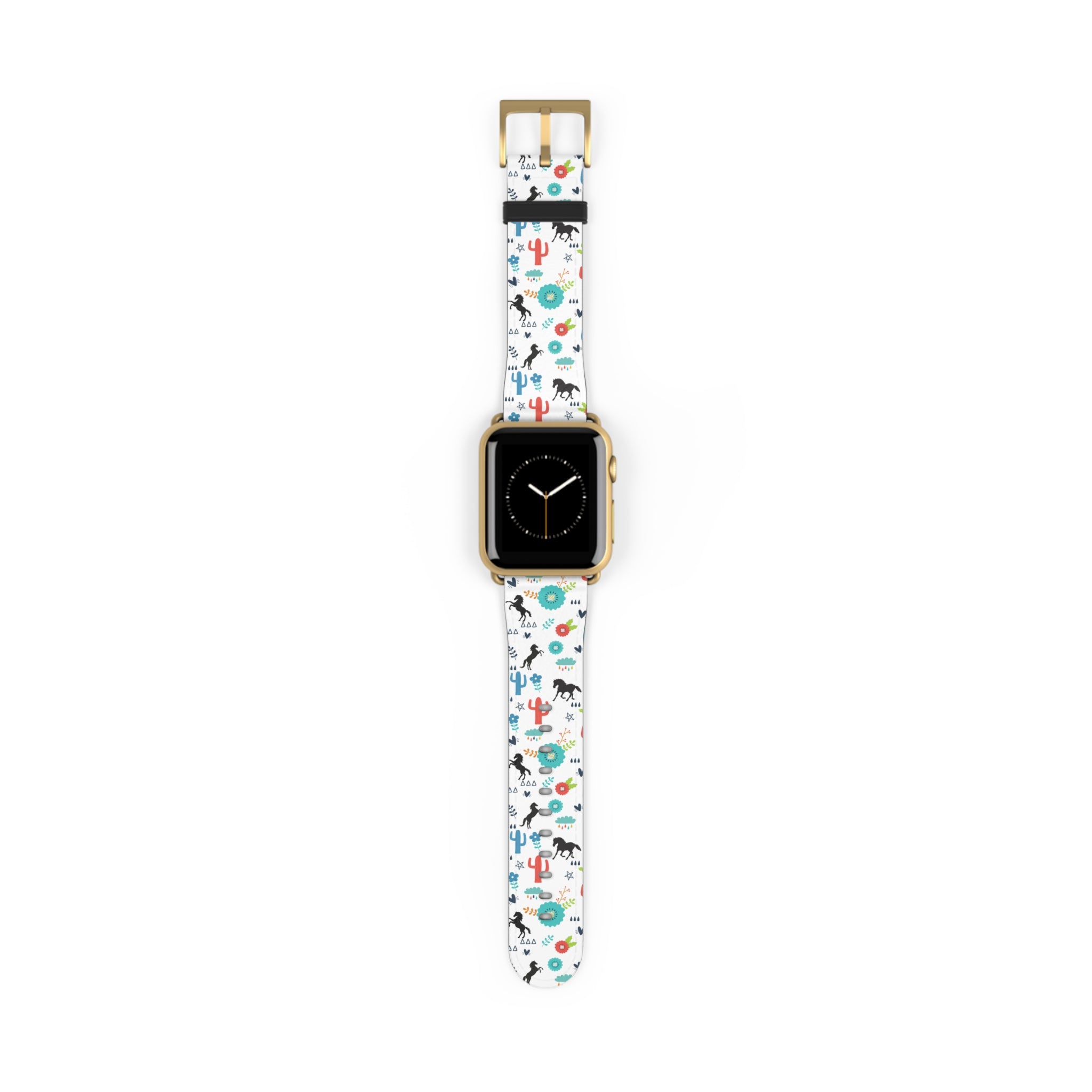 Horse Watch Band, Colorful Boho Western Apple Watch Strap for Cowgirls & Horse Lovers,