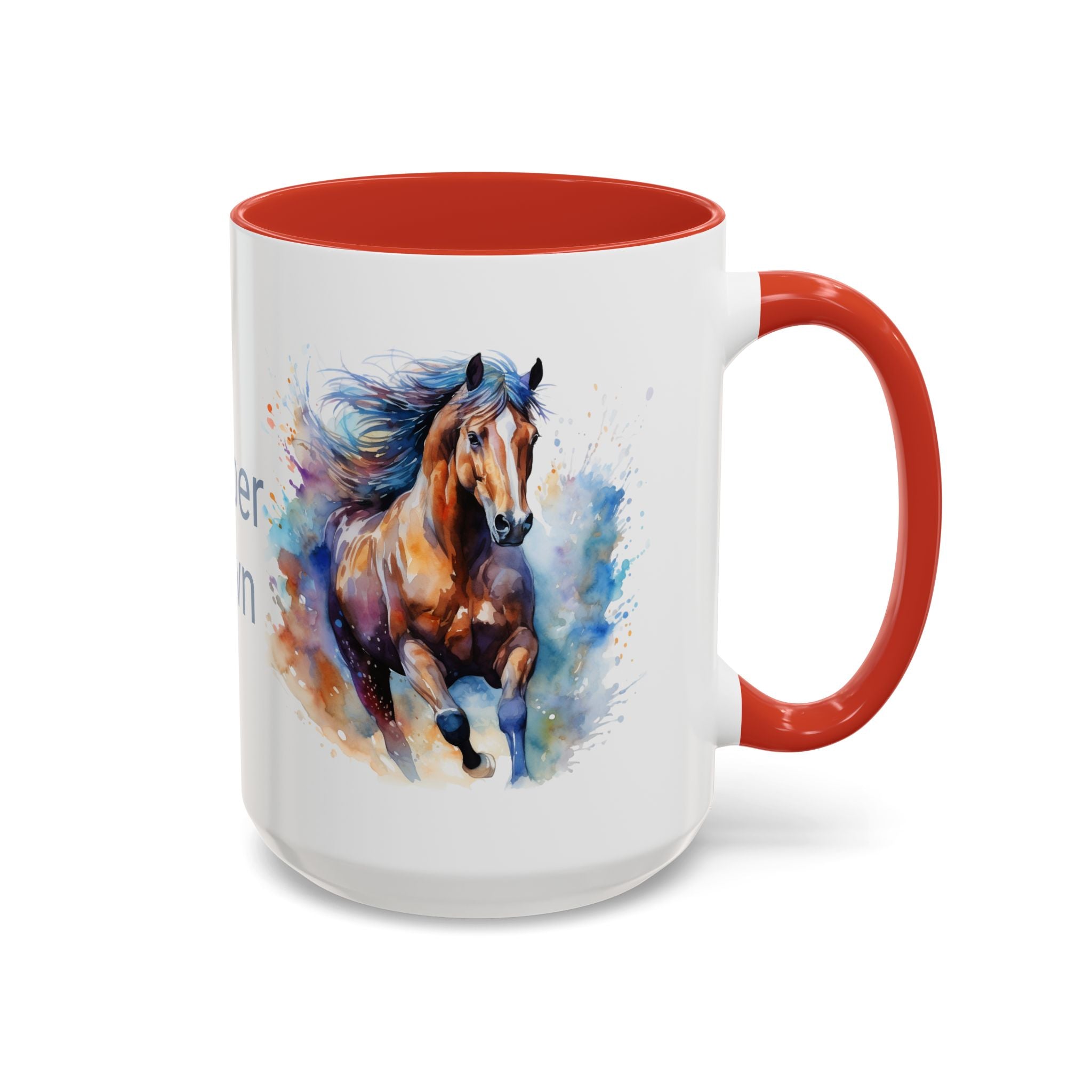 Personalized Horse Coffee Mug | Custom Name Mug for Horse Lovers & Cowgirls, Birthday Horse gift