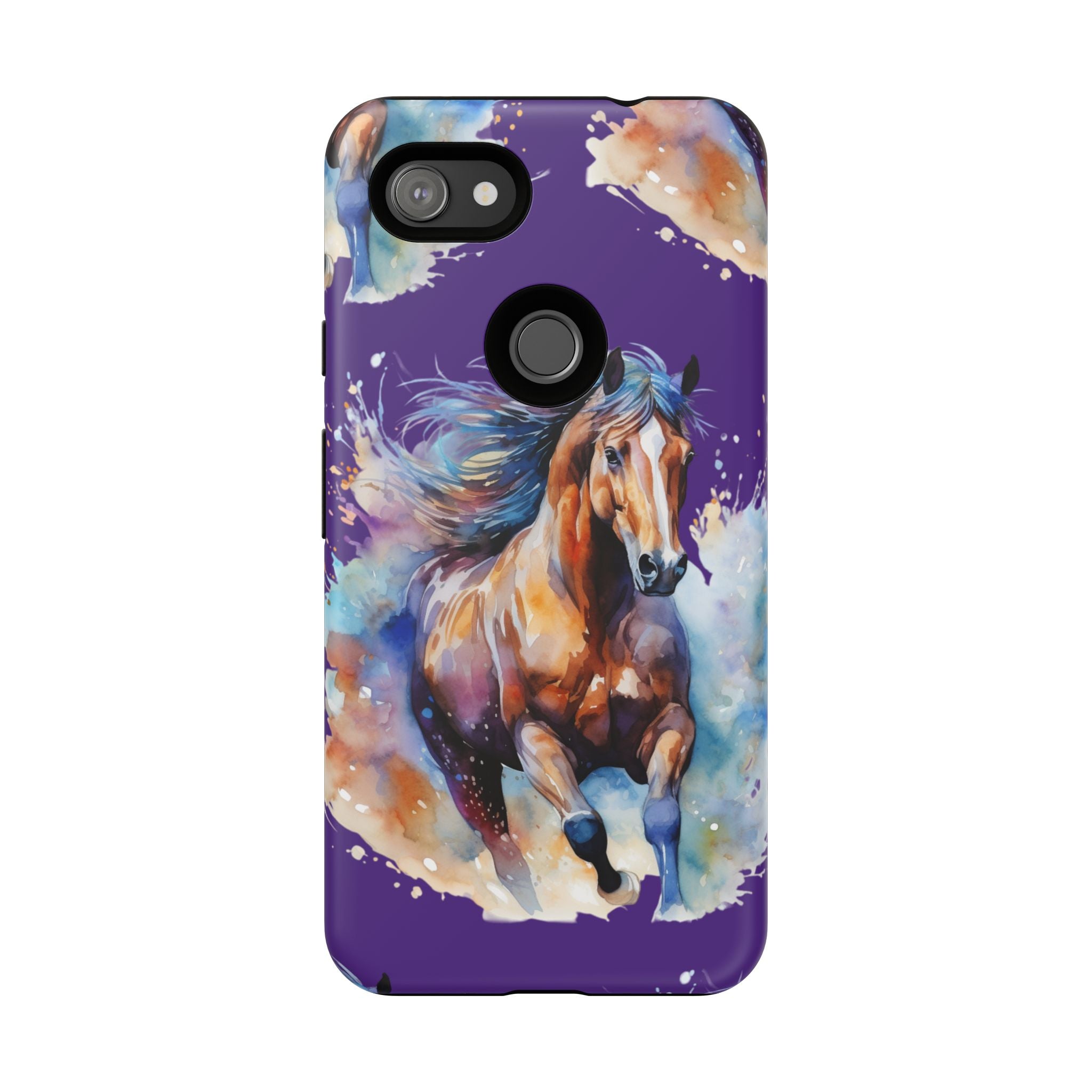Colorful Horse Phone Case | Impact-Resistant, UV Protected, Horse Iphone Samsung Galaxy Case