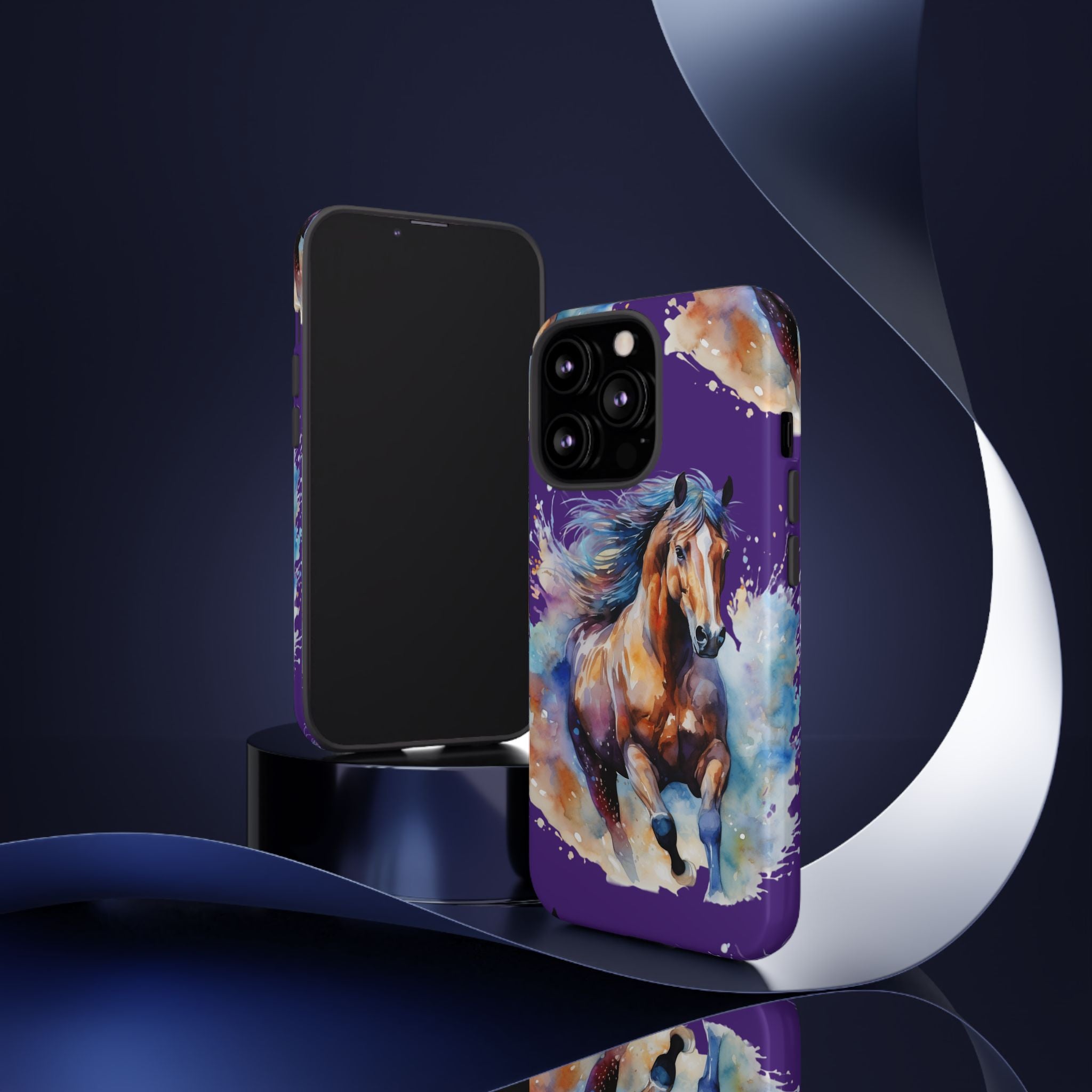 Colorful Horse Phone Case | Impact-Resistant, UV Protected, Horse Iphone Samsung Galaxy Case
