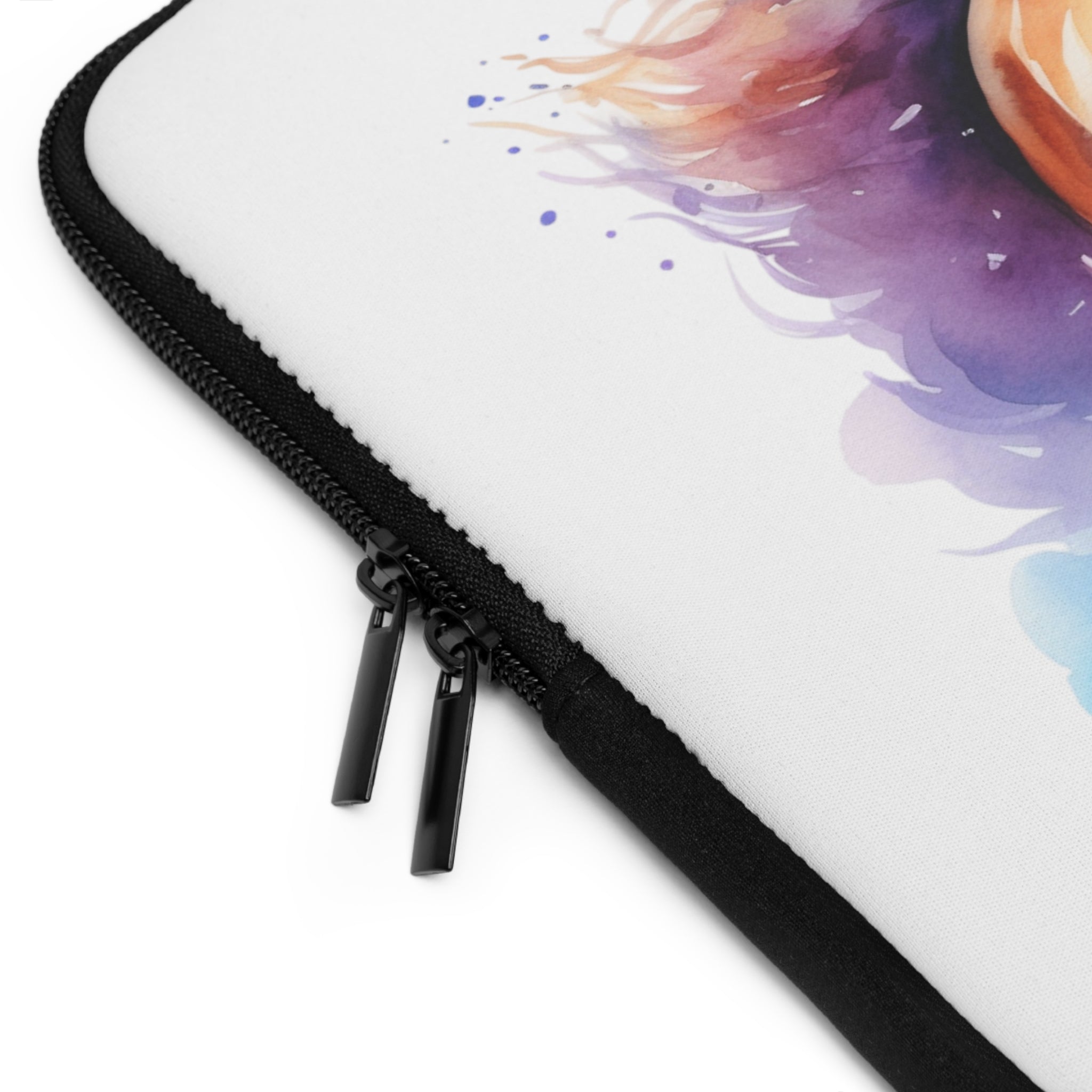 Personalized Horse Laptop Sleeve, Watercolor Horse Case, Custom Name Tech Sleeve, Back to School Gift, Horse Girl Gift, Cowgirl Laptop Cover