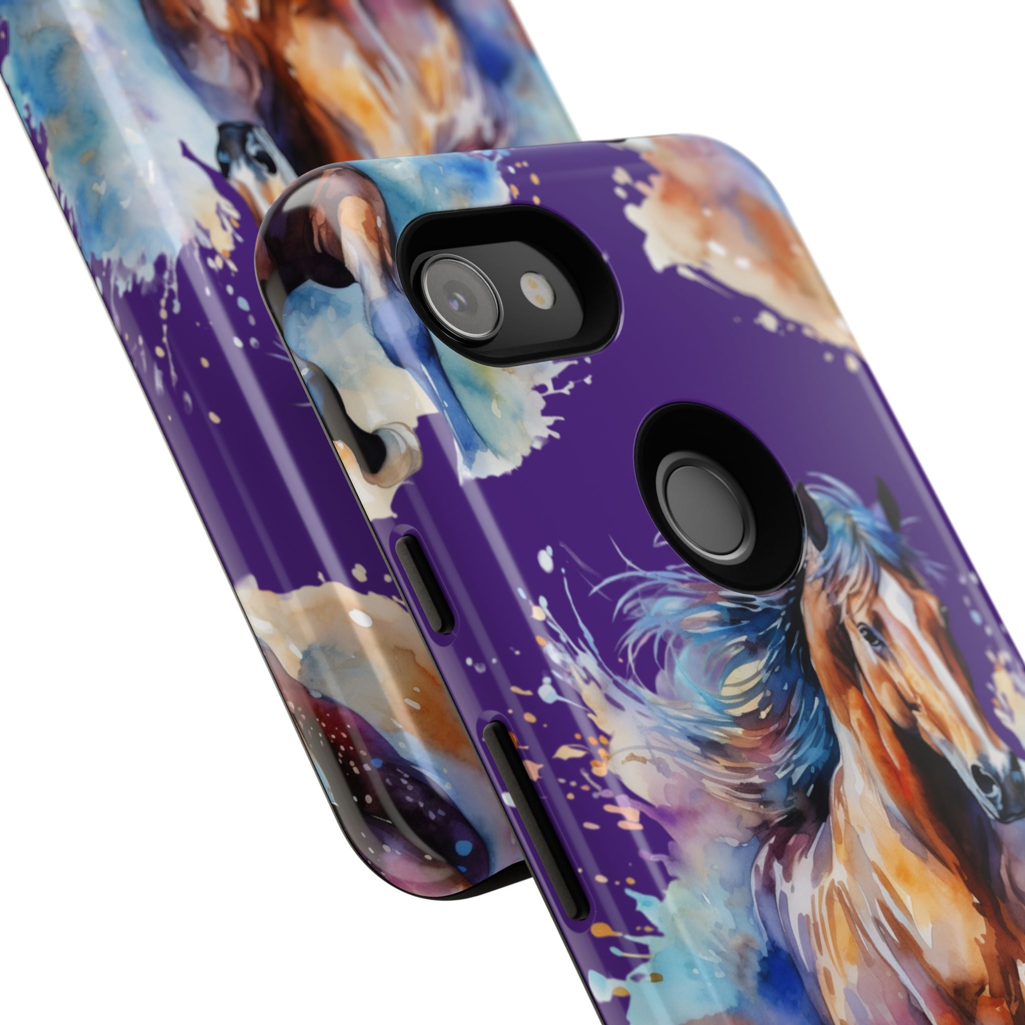 Colorful Horse Phone Case | Impact-Resistant, UV Protected, Horse Iphone Samsung Galaxy Case