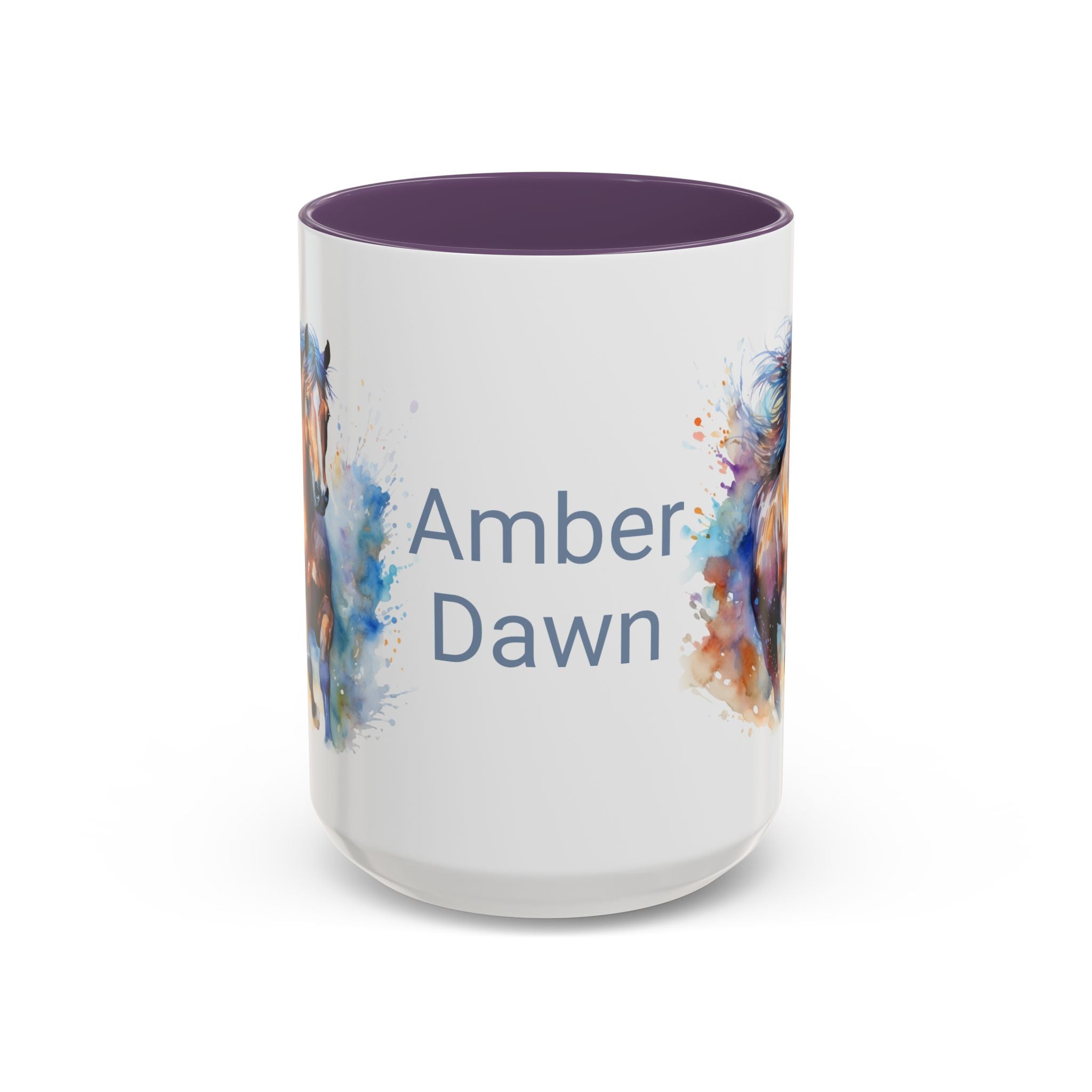 Personalized Horse Coffee Mug | Custom Name Mug for Horse Lovers & Cowgirls, Birthday Horse gift