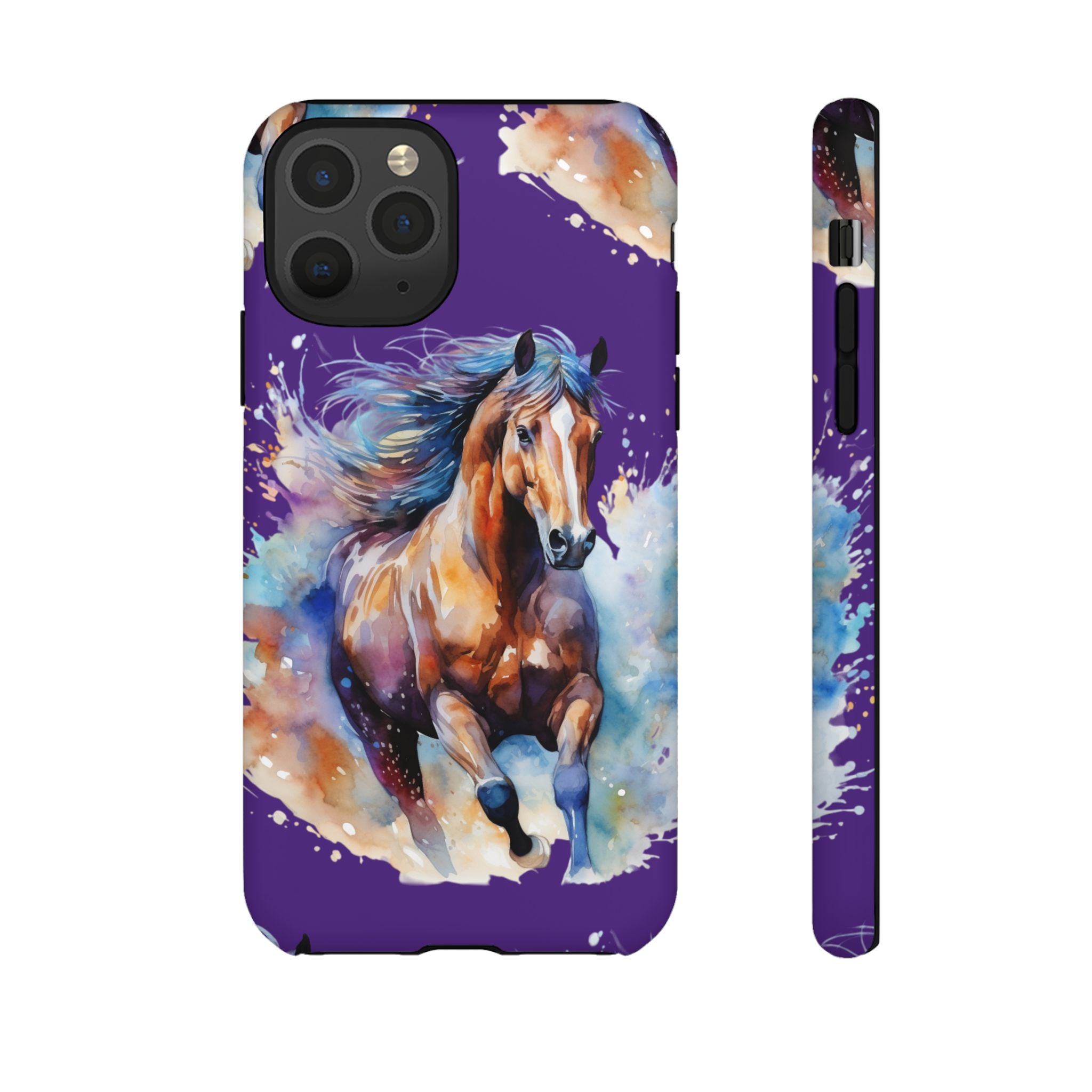 Colorful Horse Phone Case | Impact-Resistant, UV Protected, Horse Iphone Samsung Galaxy Case