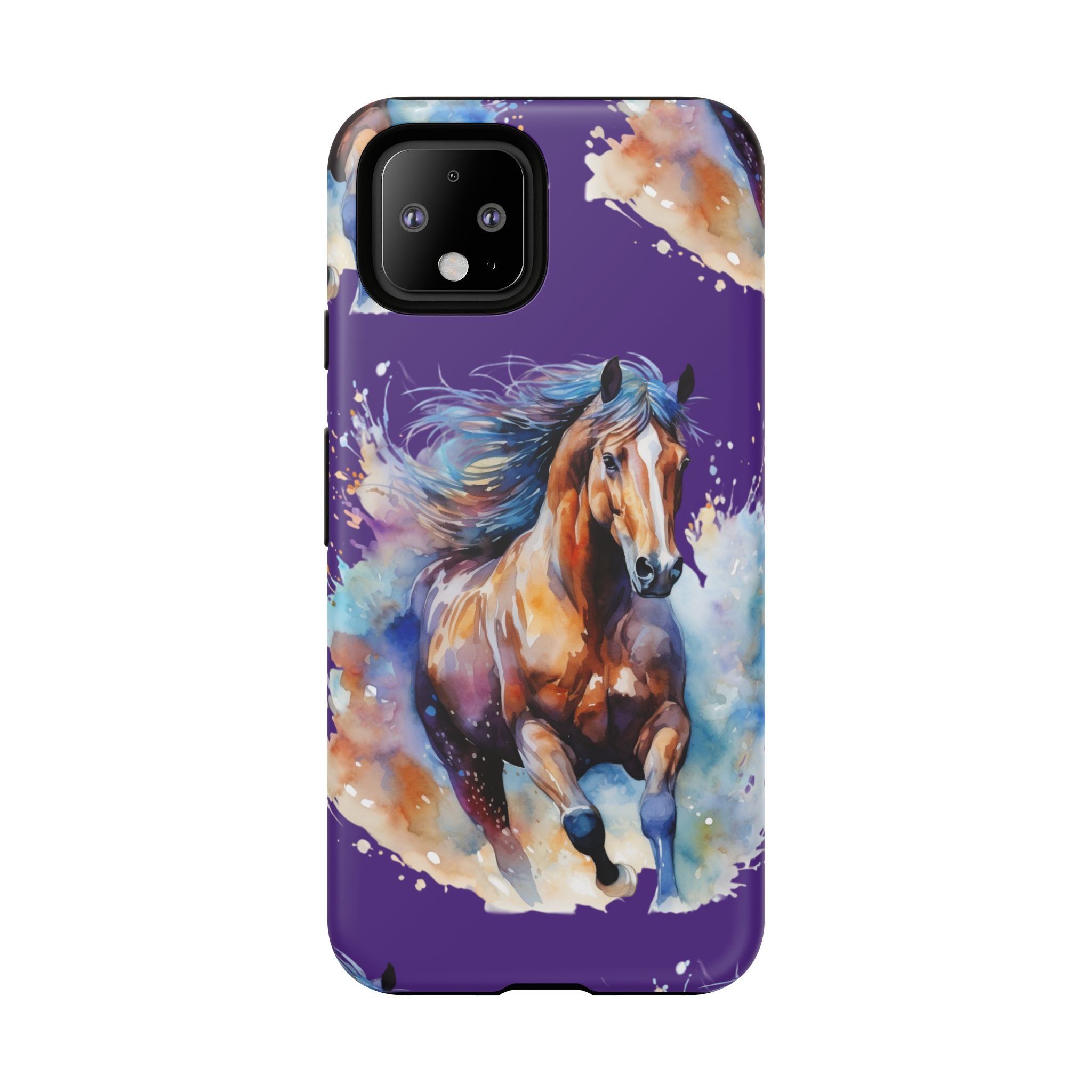 Colorful Horse Phone Case | Impact-Resistant, UV Protected, Horse Iphone Samsung Galaxy Case