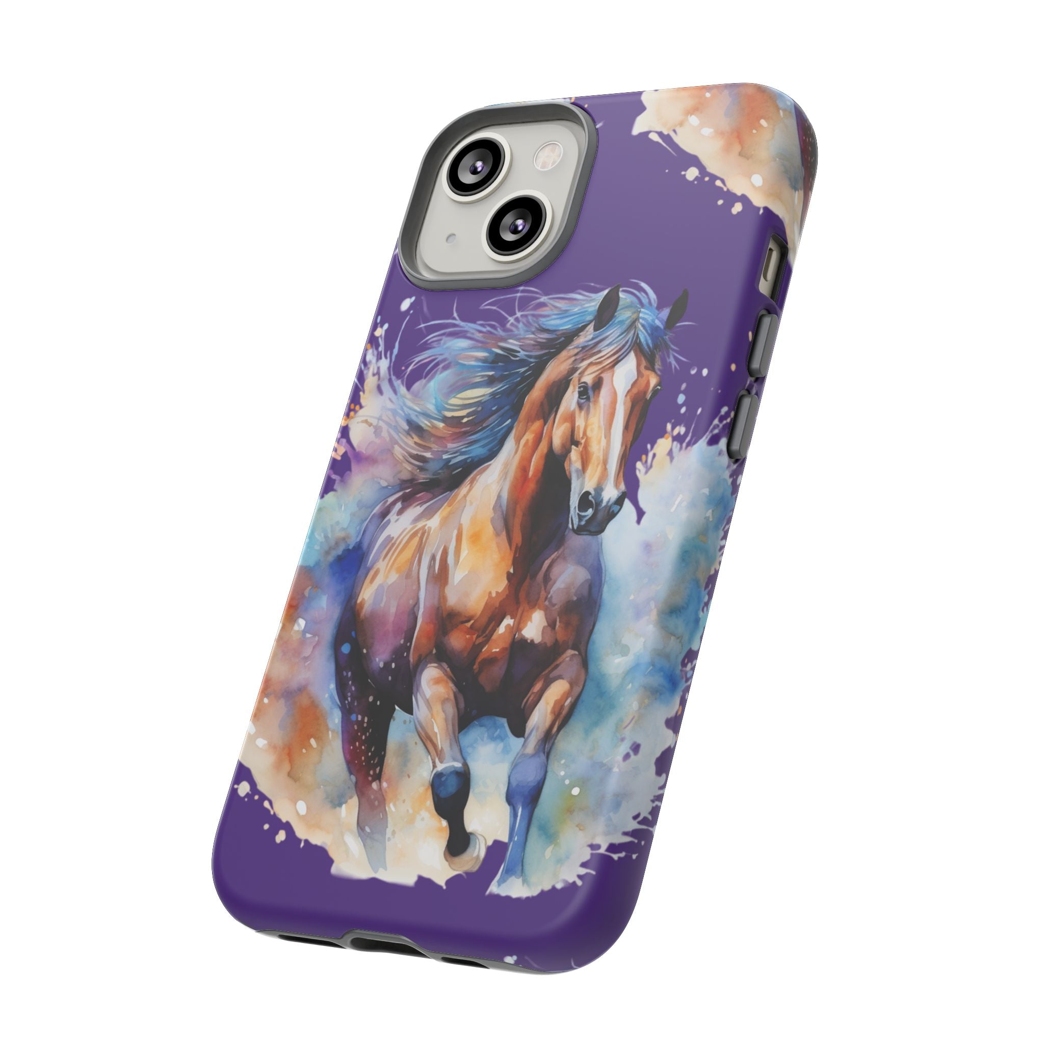 Colorful Horse Phone Case | Impact-Resistant, UV Protected, Horse Iphone Samsung Galaxy Case