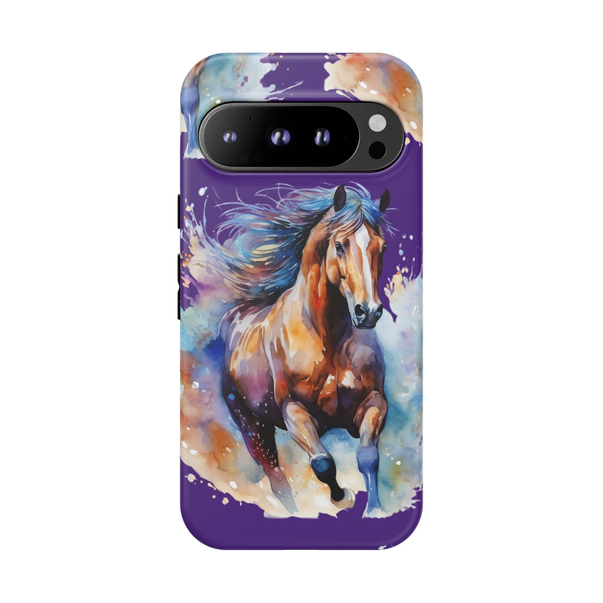 Colorful Horse Phone Case | Impact-Resistant, UV Protected, Horse Iphone Samsung Galaxy Case