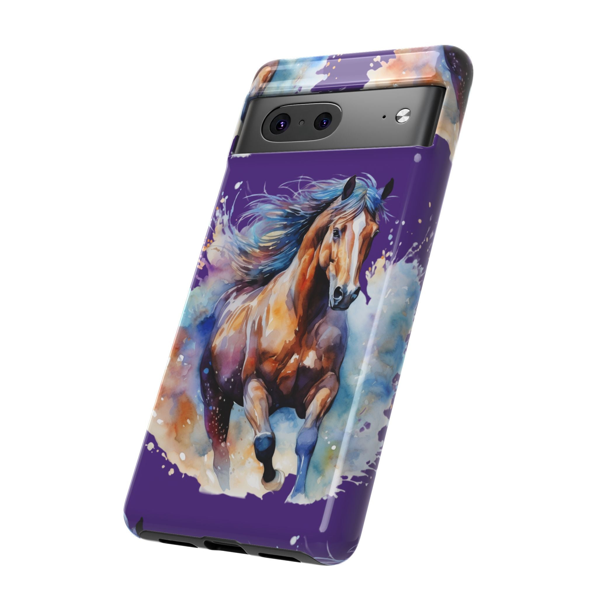 Colorful Horse Phone Case | Impact-Resistant, UV Protected, Horse Iphone Samsung Galaxy Case
