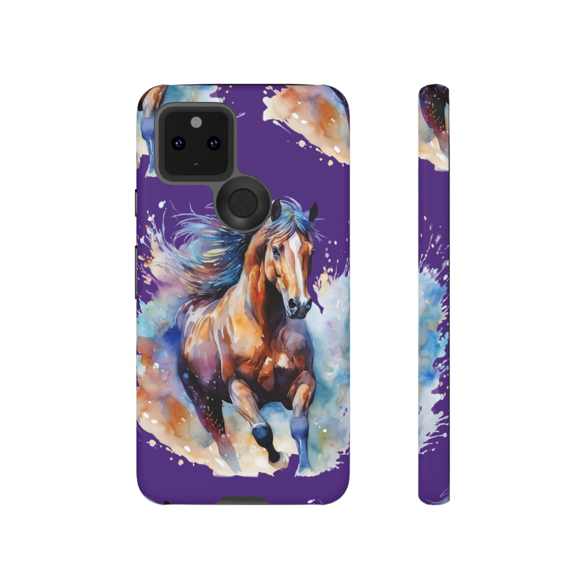 Colorful Horse Phone Case | Impact-Resistant, UV Protected, Horse Iphone Samsung Galaxy Case
