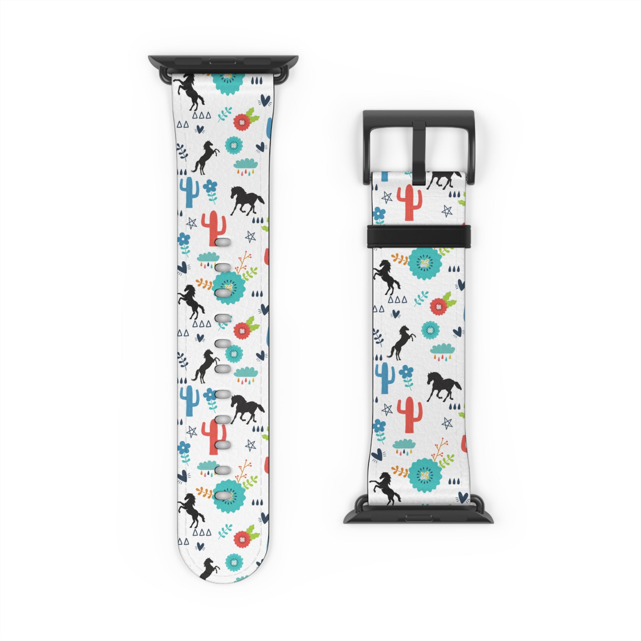 Horse Watch Band, Colorful Boho Western Apple Watch Strap for Cowgirls & Horse Lovers,