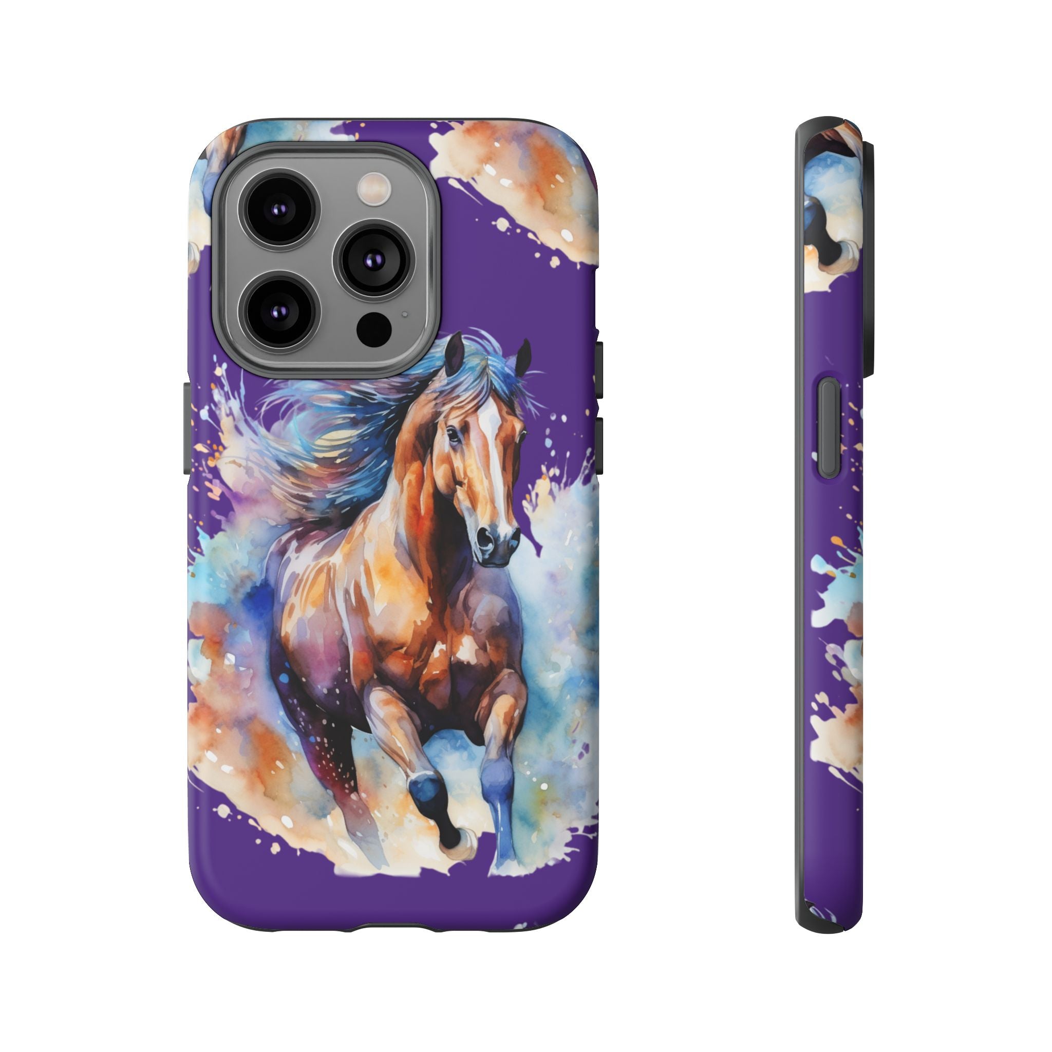 Colorful Horse Phone Case | Impact-Resistant, UV Protected, Horse Iphone Samsung Galaxy Case