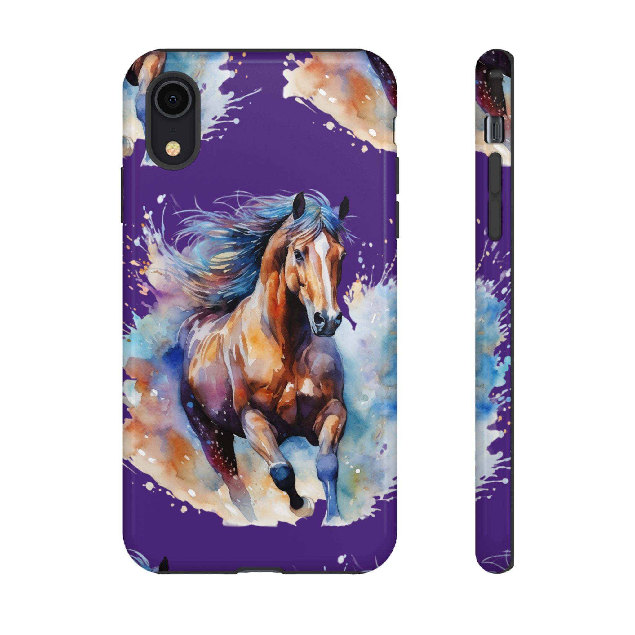 Colorful Horse Phone Case | Impact-Resistant, UV Protected, Horse Iphone Samsung Galaxy Case