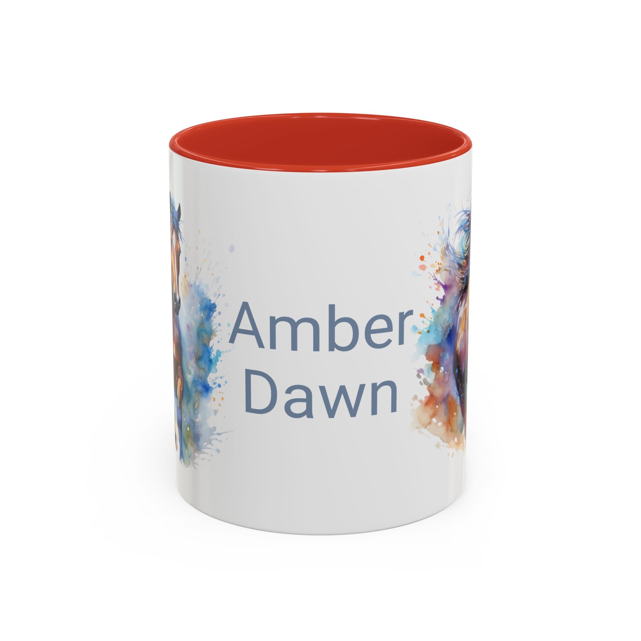 Personalized Horse Coffee Mug | Custom Name Mug for Horse Lovers & Cowgirls, Birthday Horse gift