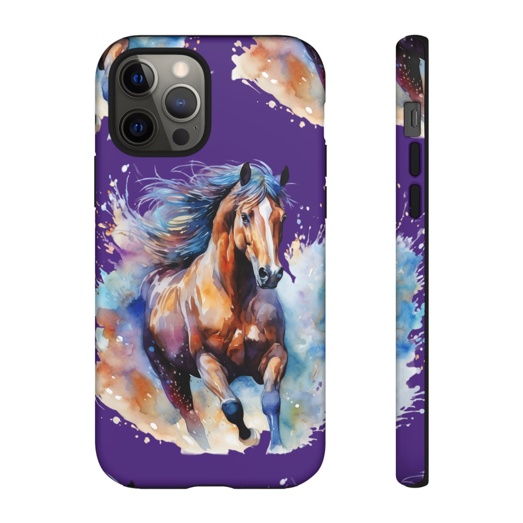 Colorful Horse Phone Case | Impact-Resistant, UV Protected, Horse Iphone Samsung Galaxy Case