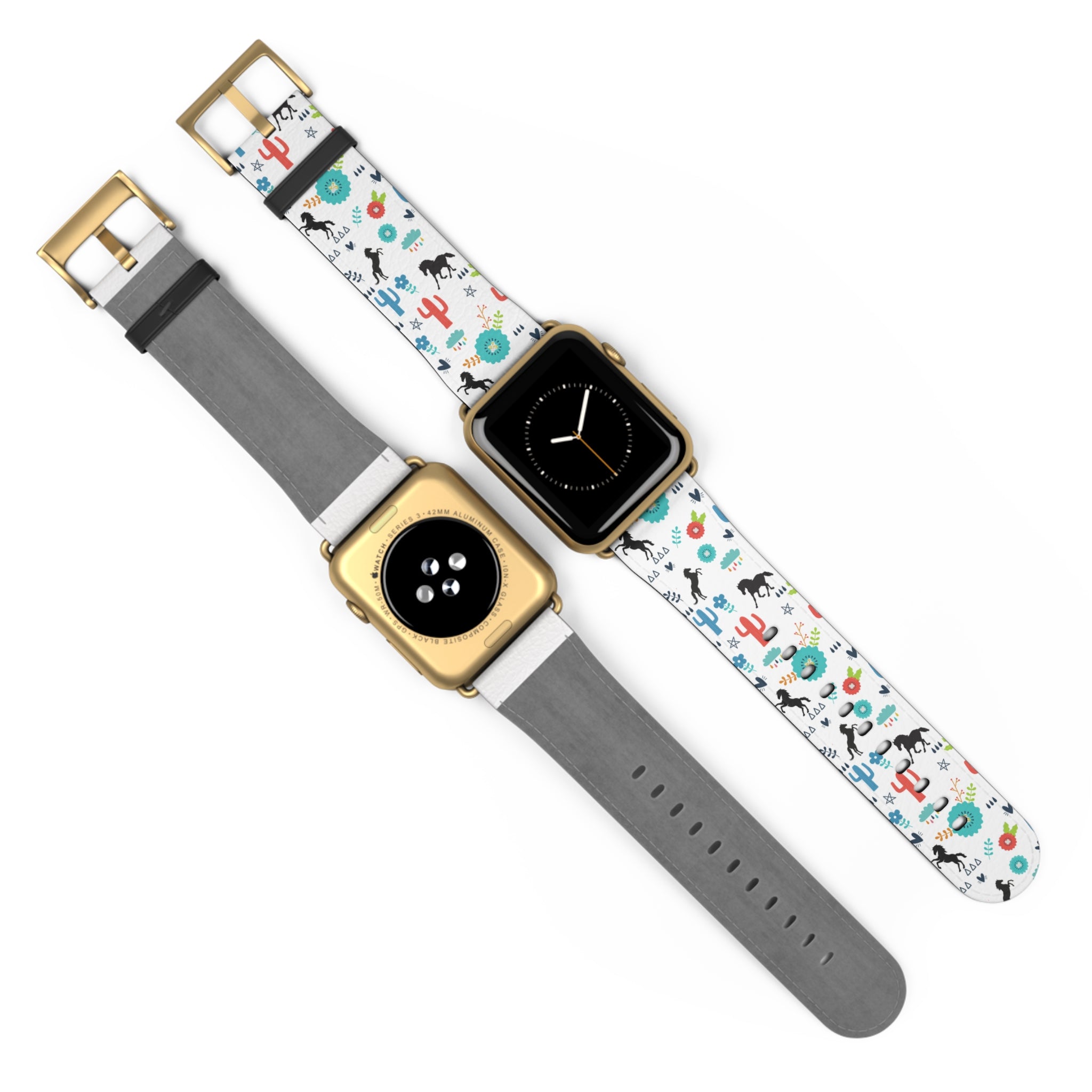 Horse Watch Band, Colorful Boho Western Apple Watch Strap for Cowgirls & Horse Lovers,