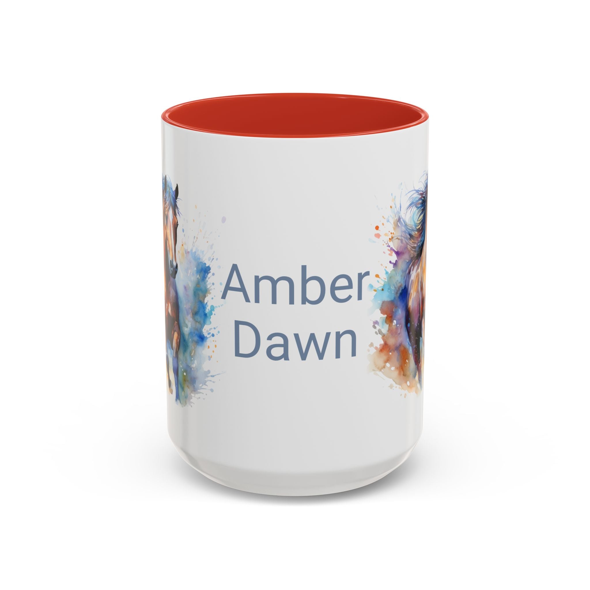 Personalized Horse Coffee Mug | Custom Name Mug for Horse Lovers & Cowgirls, Birthday Horse gift