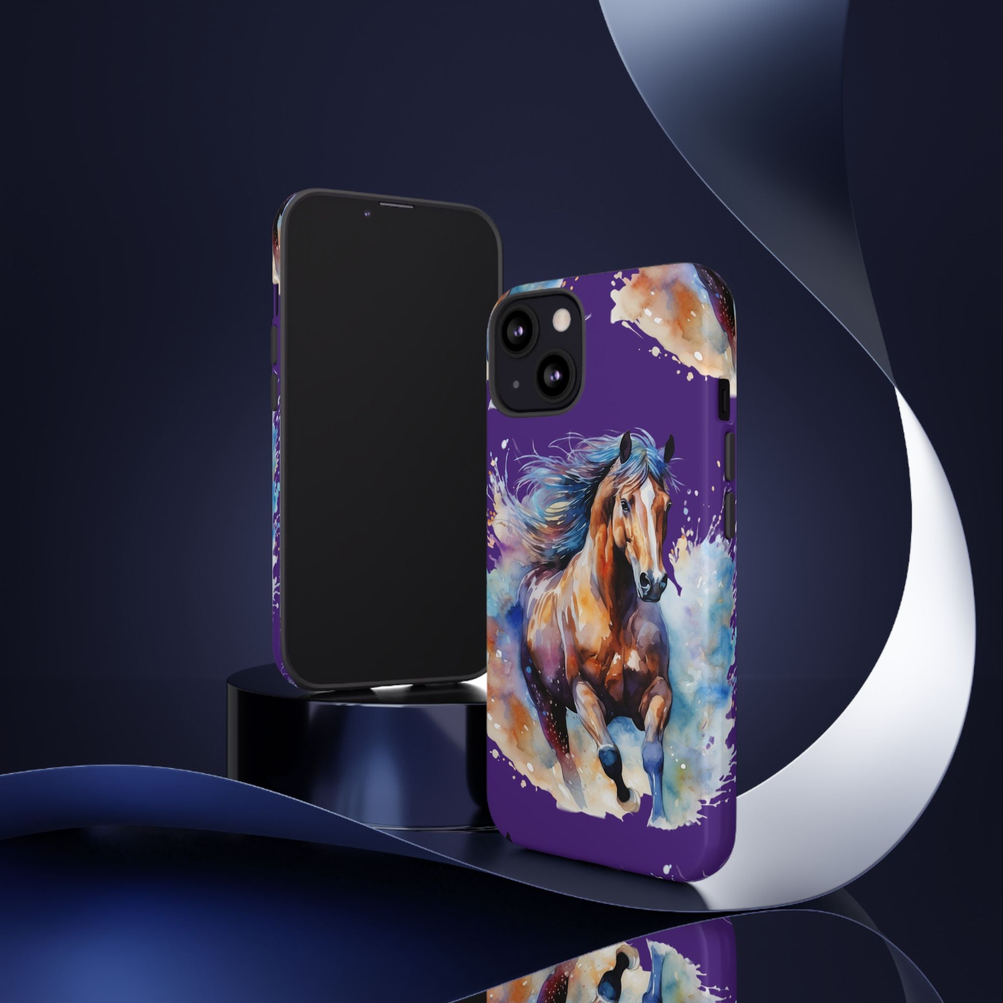 Colorful Horse Phone Case | Impact-Resistant, UV Protected, Horse Iphone Samsung Galaxy Case