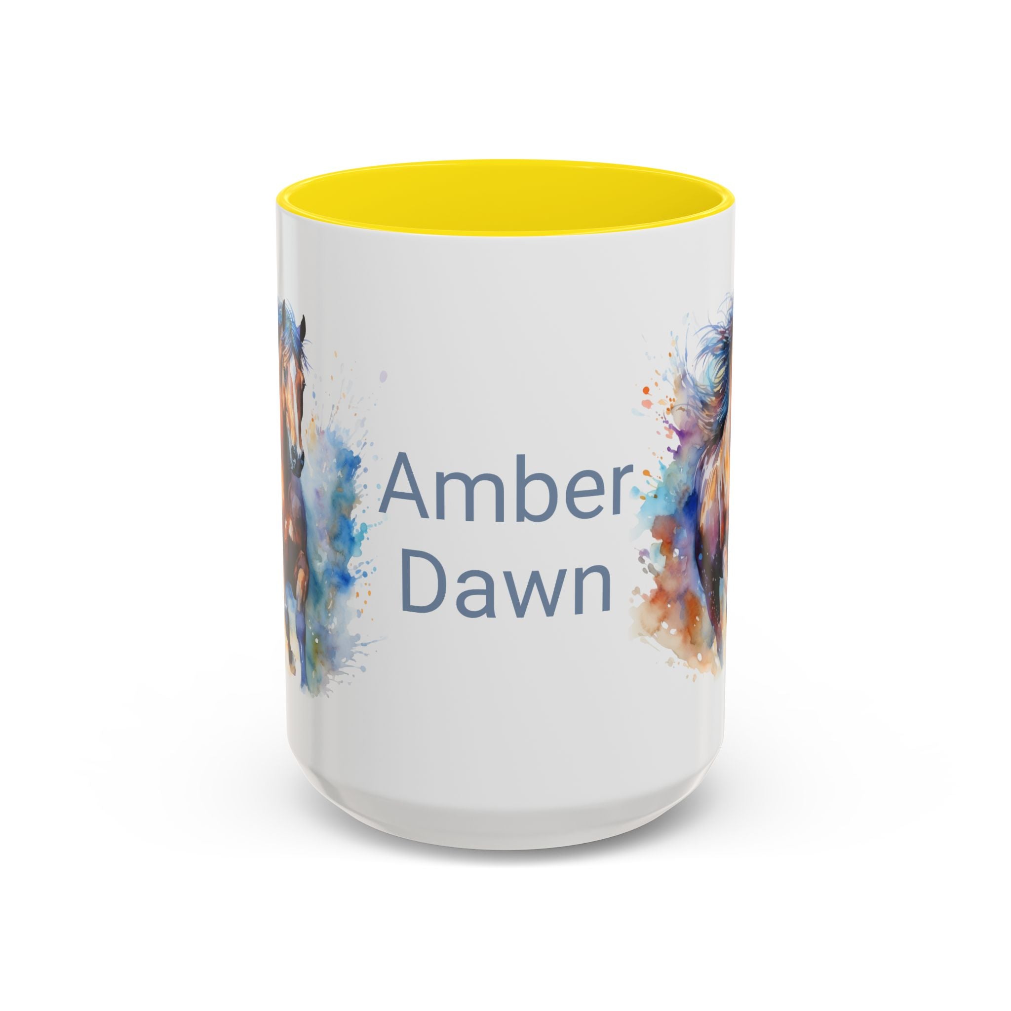 Personalized Horse Coffee Mug | Custom Name Mug for Horse Lovers & Cowgirls, Birthday Horse gift