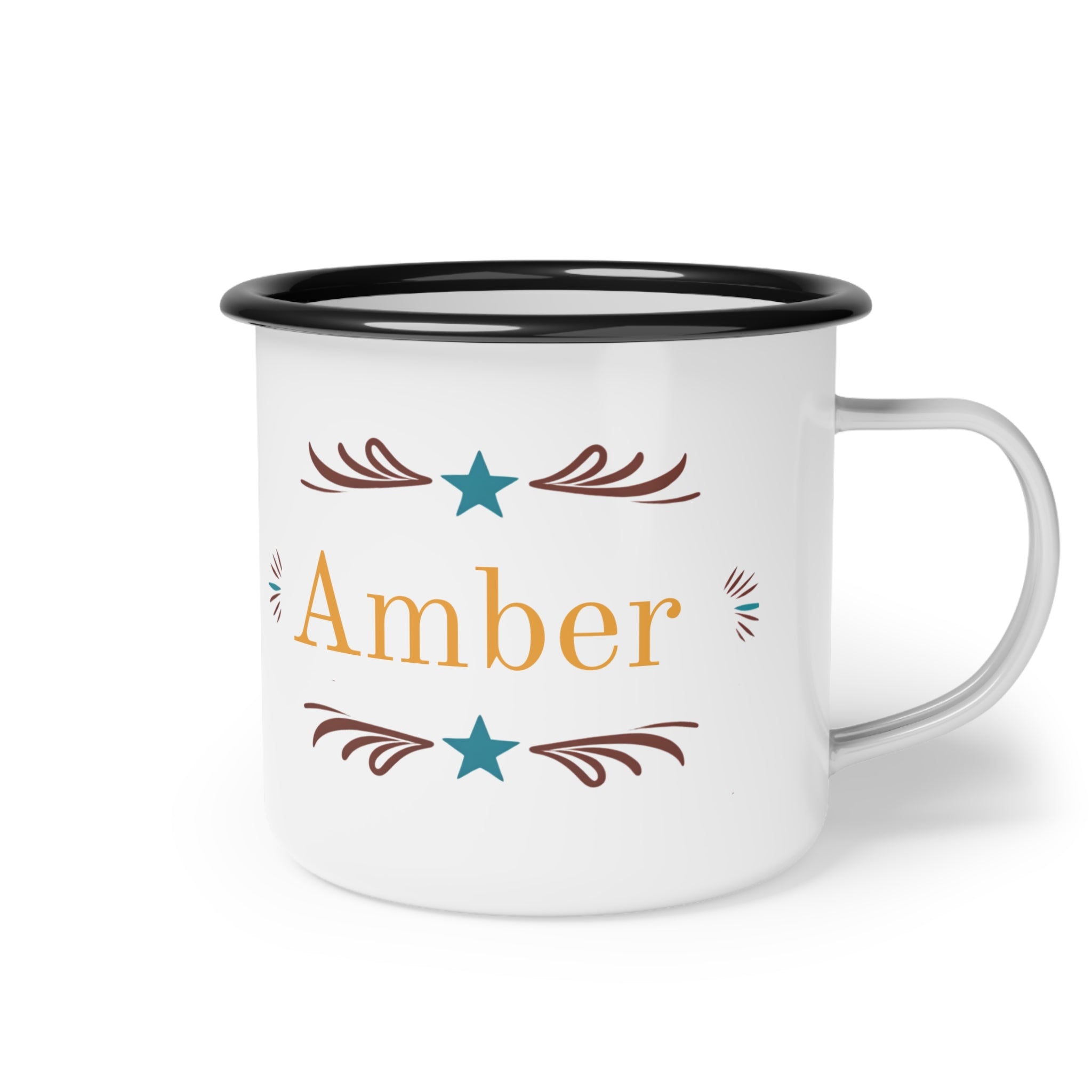 Personalized MAMA Enamel Camp Cup, Custom Mama Coffee Mug, Western MAMA, Mom Camping Cup, Mother's Day Gift