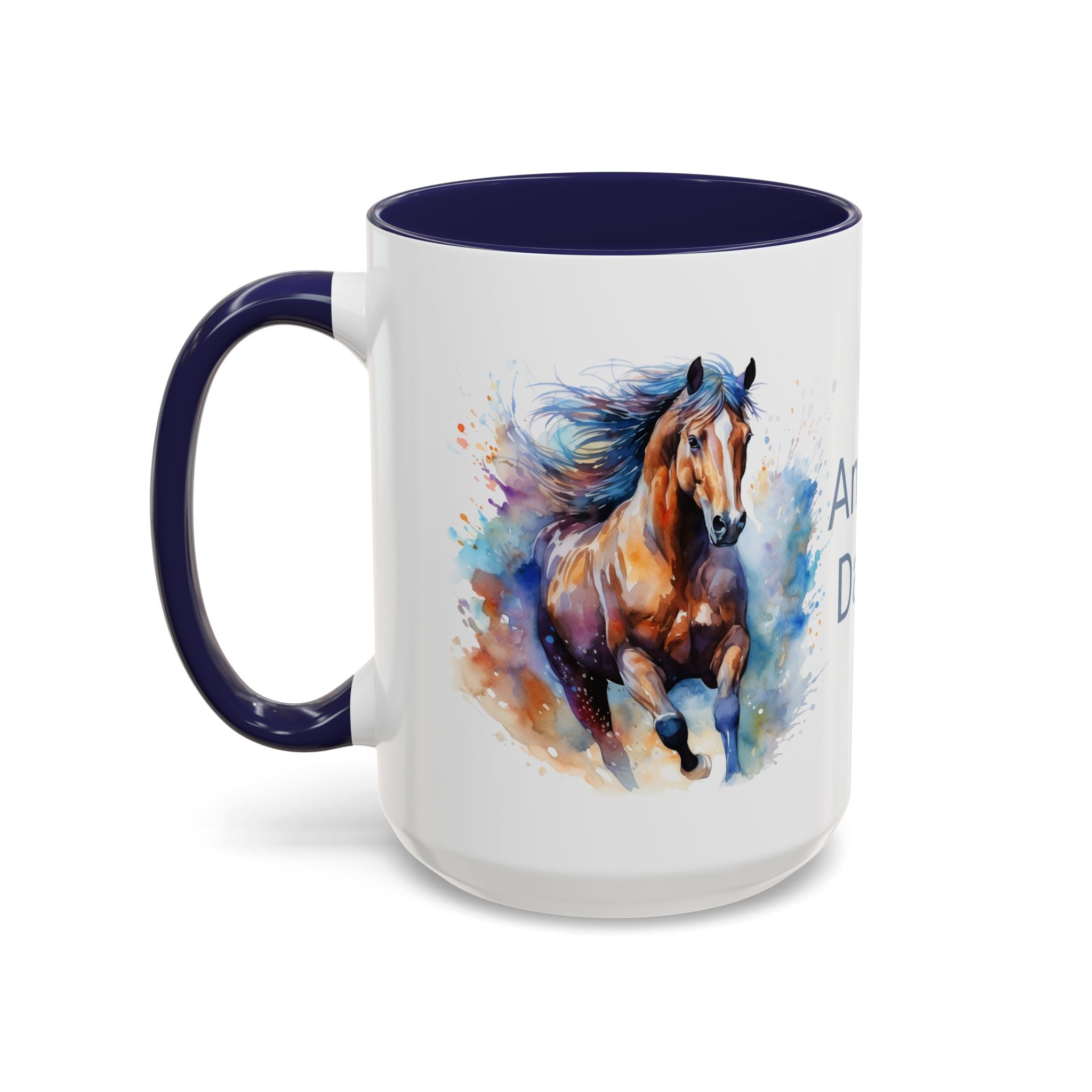 Personalized Horse Coffee Mug | Custom Name Mug for Horse Lovers & Cowgirls, Birthday Horse gift