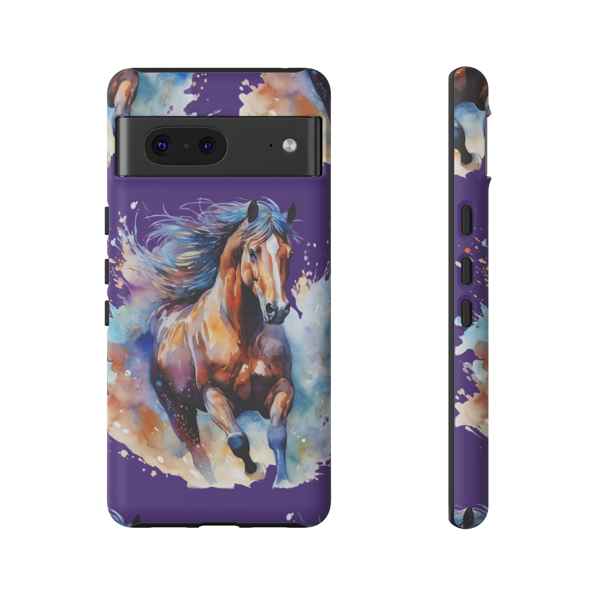 Colorful Horse Phone Case | Impact-Resistant, UV Protected, Horse Iphone Samsung Galaxy Case