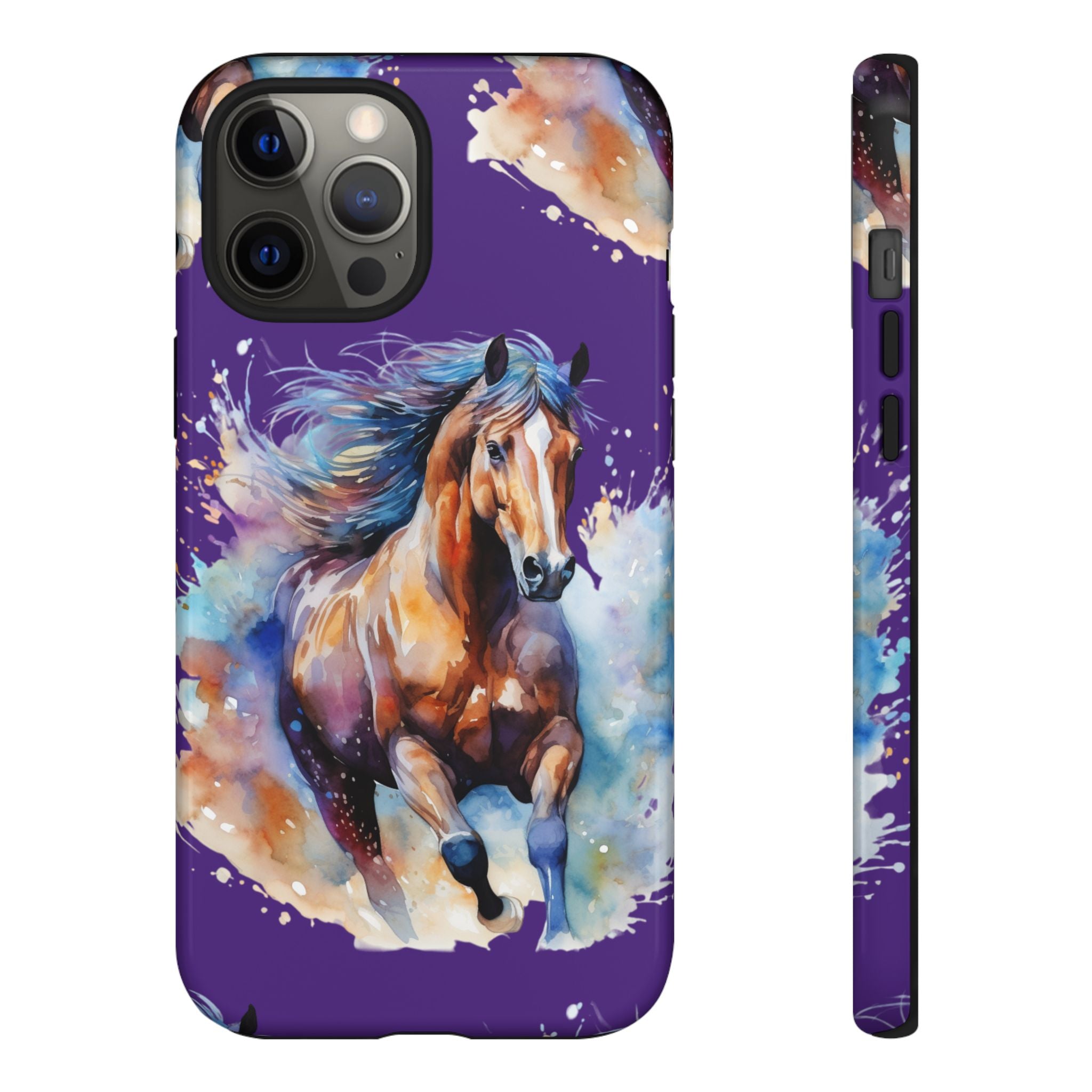 Colorful Horse Phone Case | Impact-Resistant, UV Protected, Horse Iphone Samsung Galaxy Case