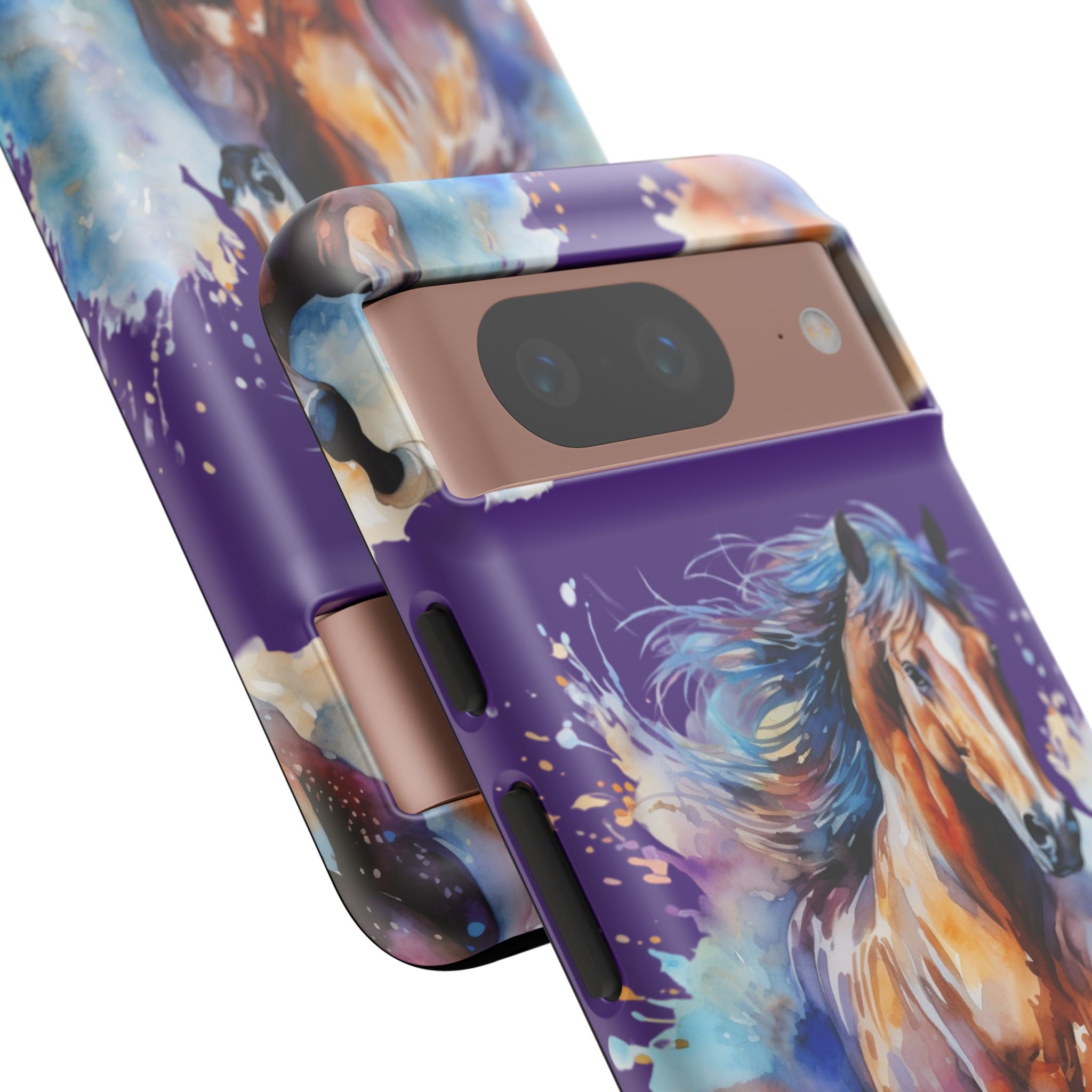 Colorful Horse Phone Case | Impact-Resistant, UV Protected, Horse Iphone Samsung Galaxy Case