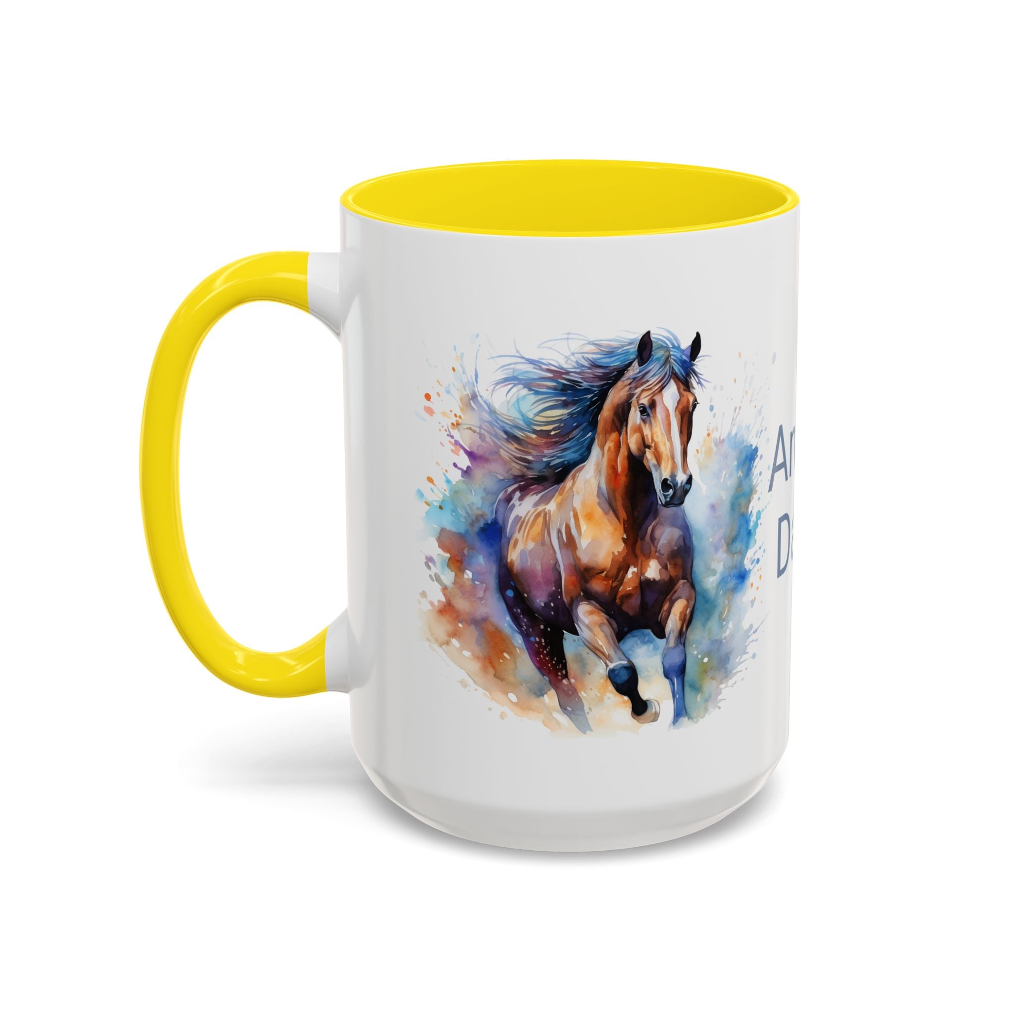 Personalized Horse Coffee Mug | Custom Name Mug for Horse Lovers & Cowgirls, Birthday Horse gift