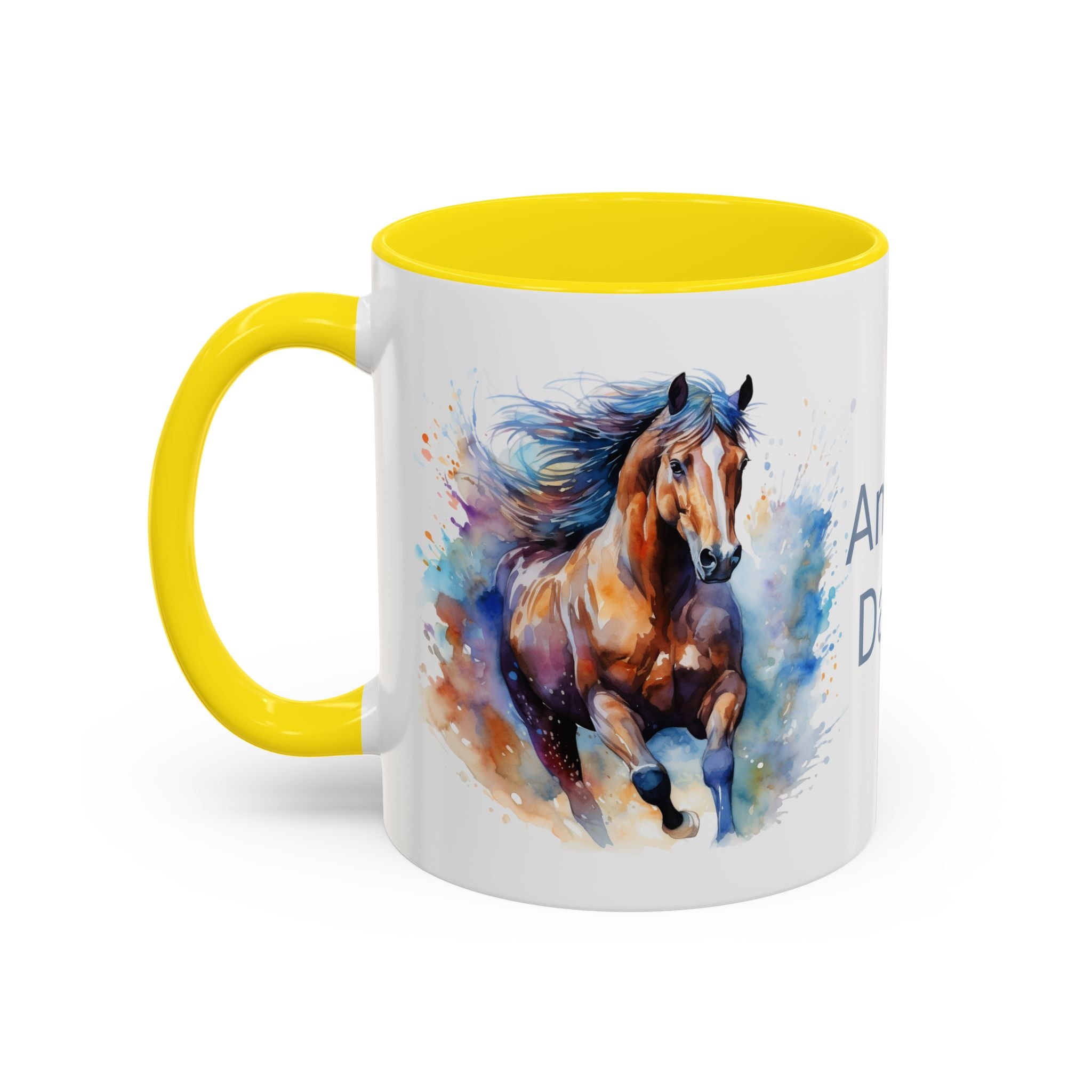 Personalized Horse Coffee Mug | Custom Name Mug for Horse Lovers & Cowgirls, Birthday Horse gift