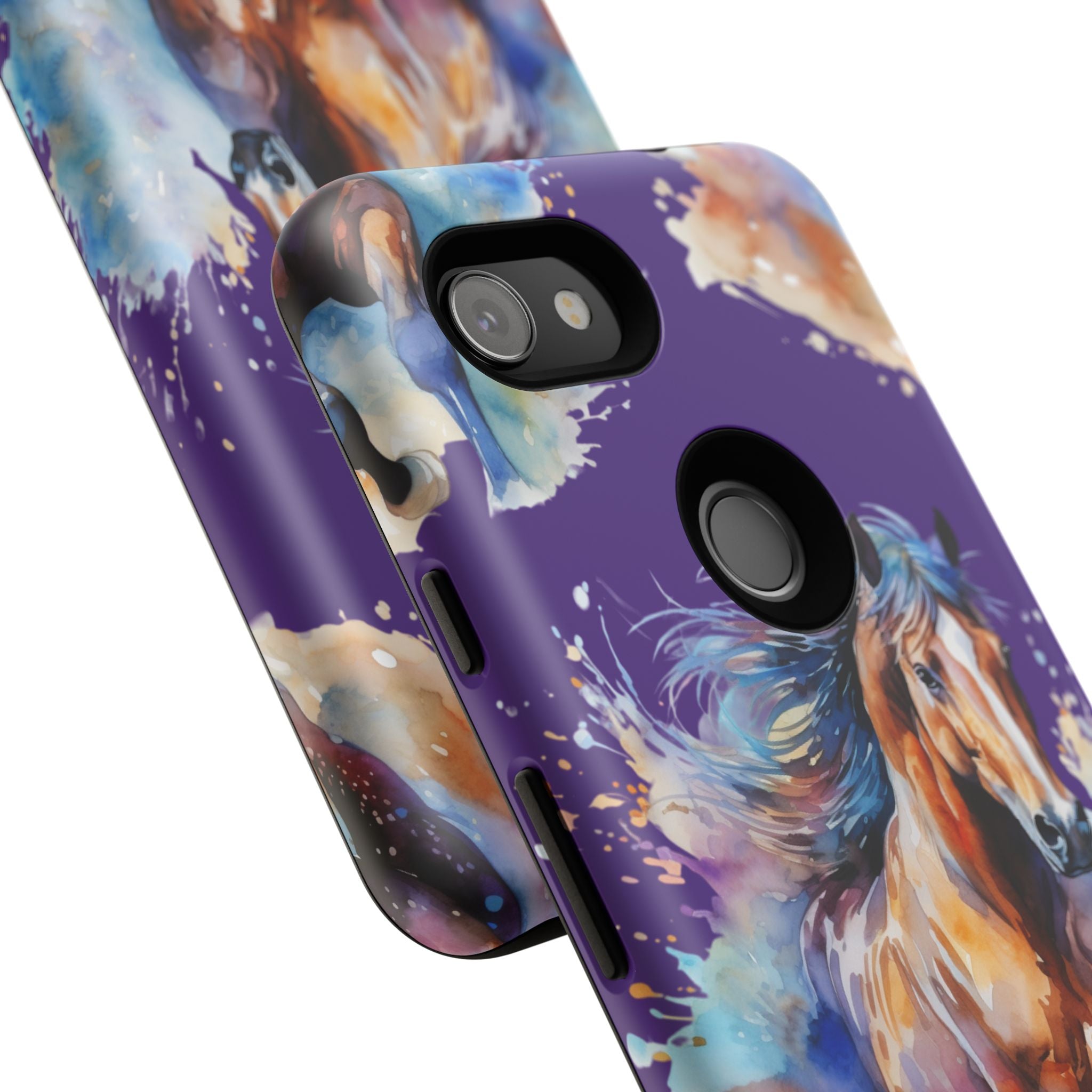 Colorful Horse Phone Case | Impact-Resistant, UV Protected, Horse Iphone Samsung Galaxy Case