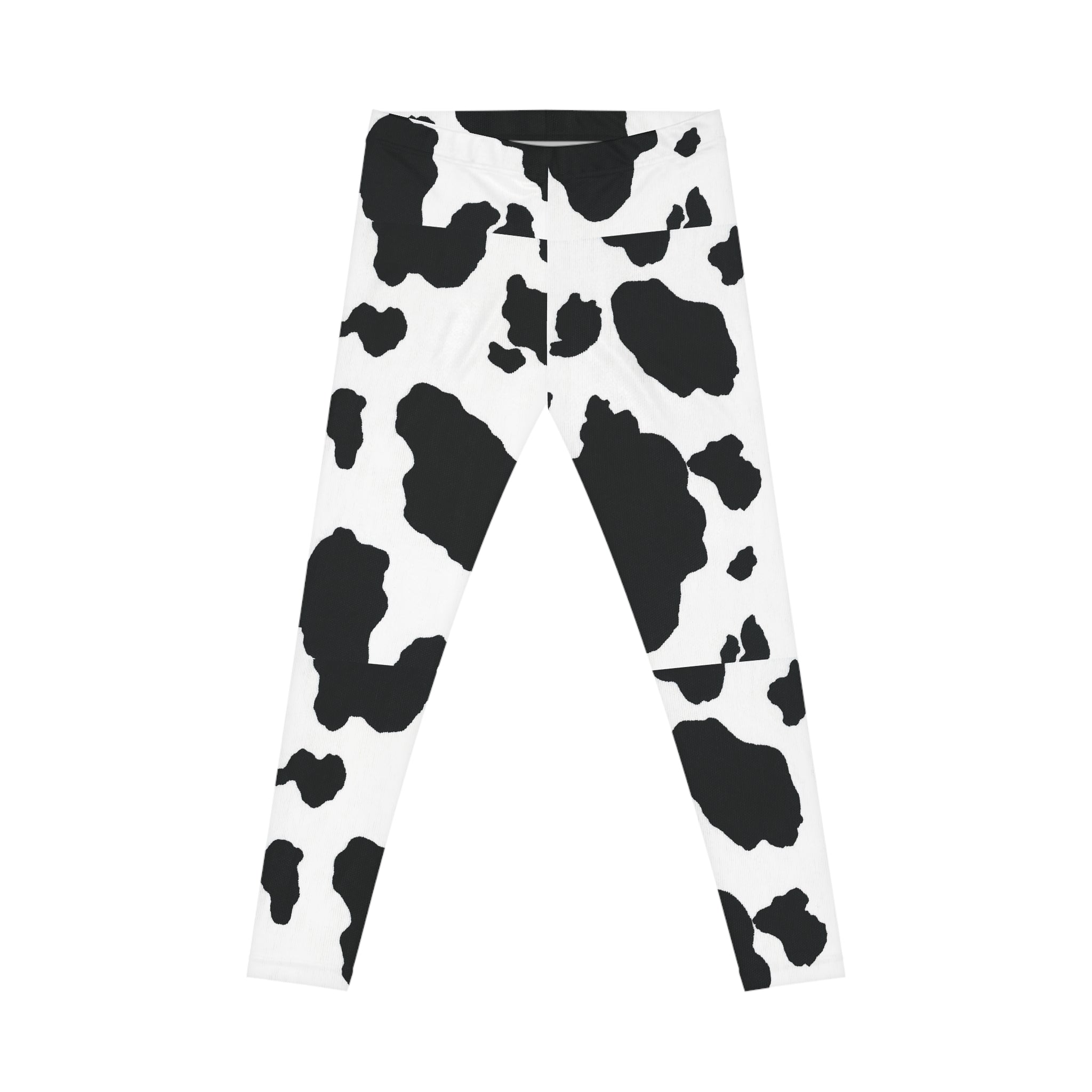 Black White Cow Print Leggings, Womens Western Leggings, Cow Print Yoga Pants, Cowhide Leggings, Boutique Cowgirl Outfit