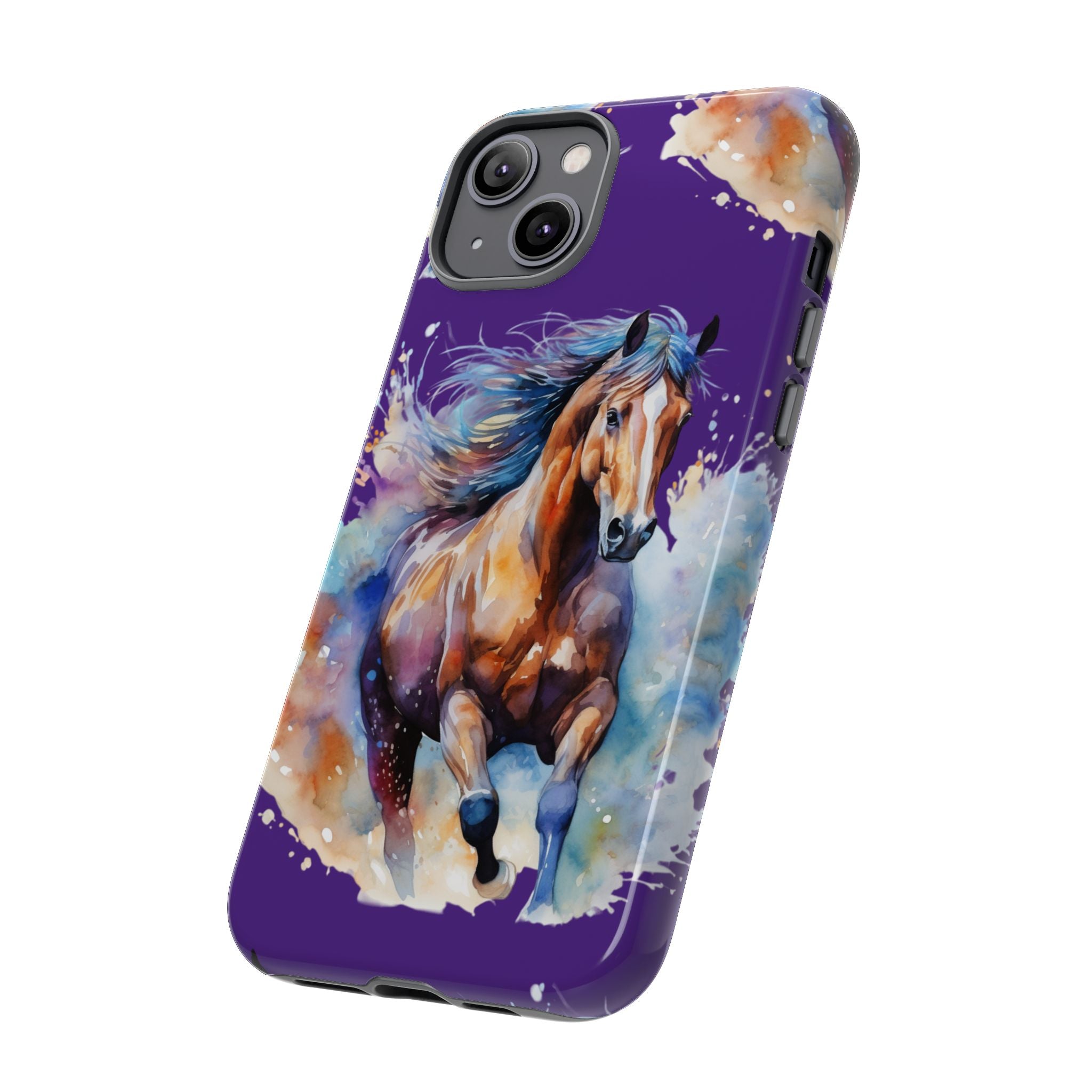 Colorful Horse Phone Case | Impact-Resistant, UV Protected, Horse Iphone Samsung Galaxy Case