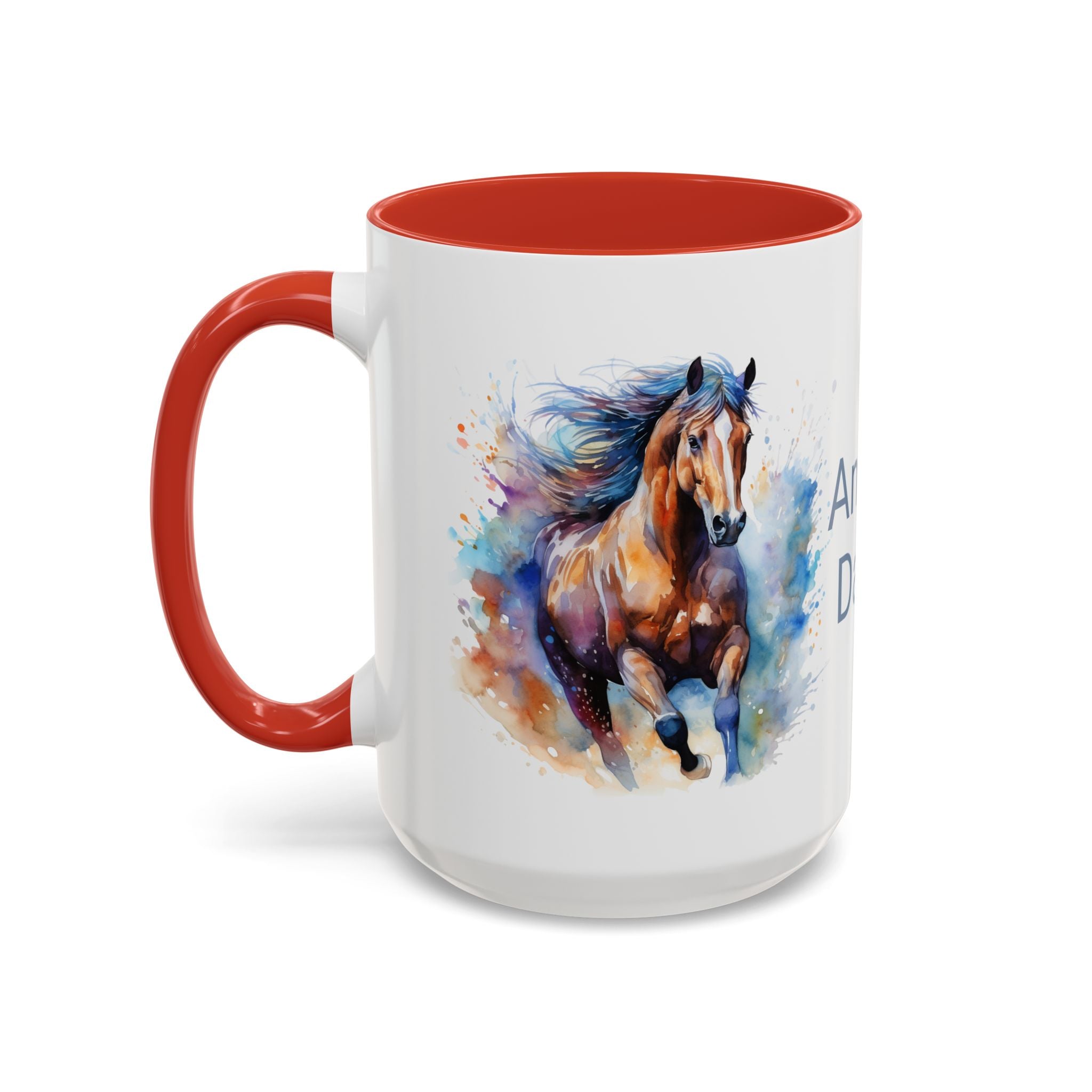 Personalized Horse Coffee Mug | Custom Name Mug for Horse Lovers & Cowgirls, Birthday Horse gift